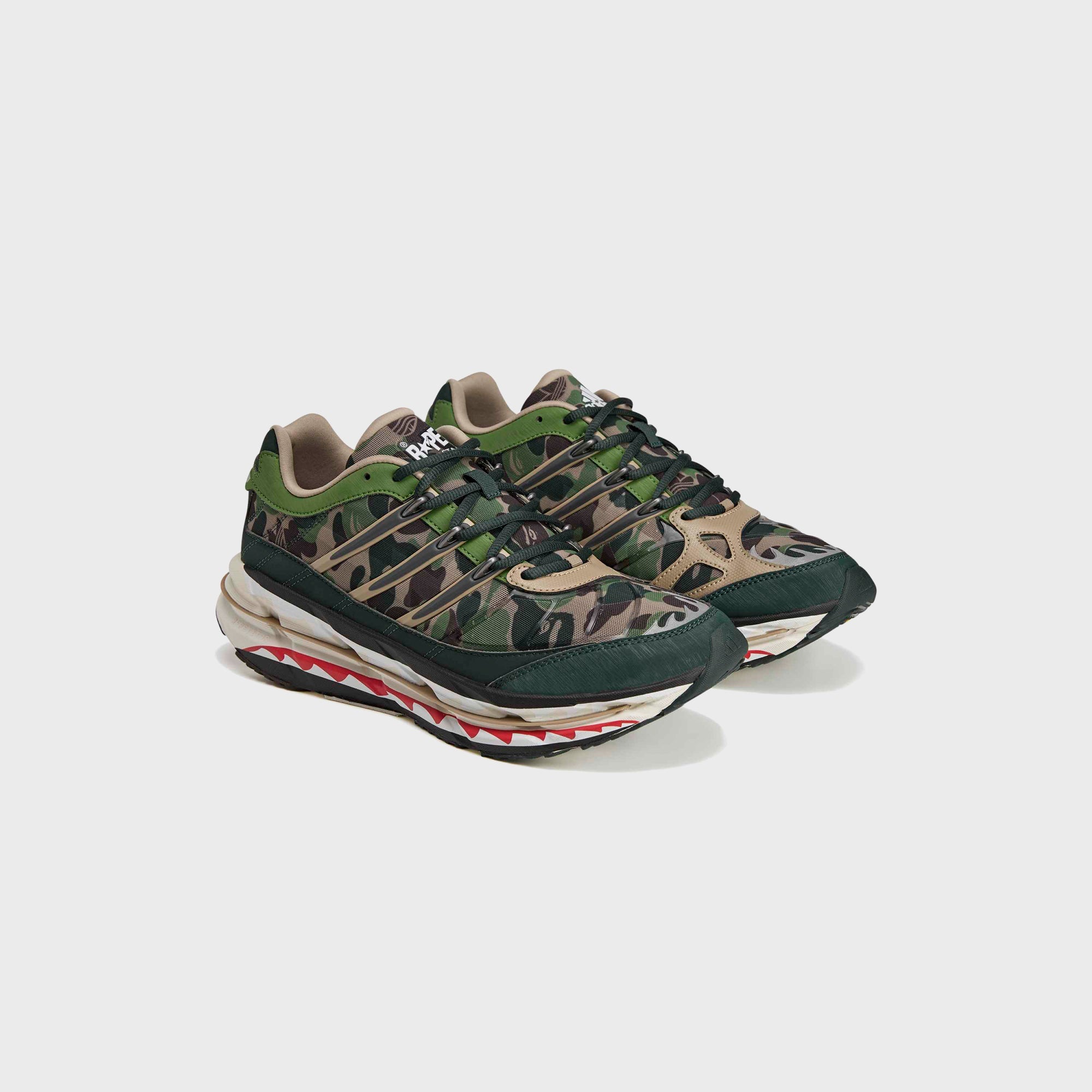  ADISTAR HRMY×BAPE アディダス×APE 27.0 adidas x BAPE Adistar HRMY - Hemp / Iron Metallic / Off White – Kith