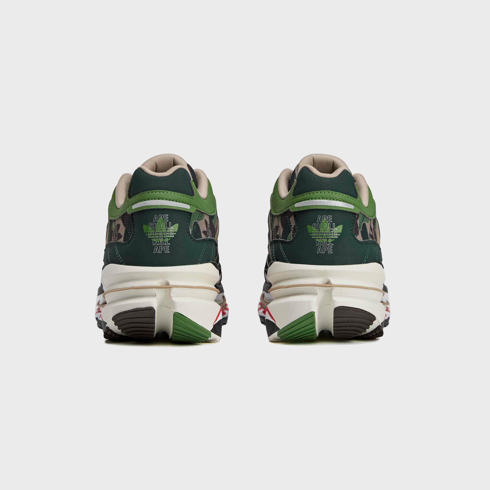 adidas x BAPE Adistar HRMY - Hemp / Iron Metallic / Off White – Kith