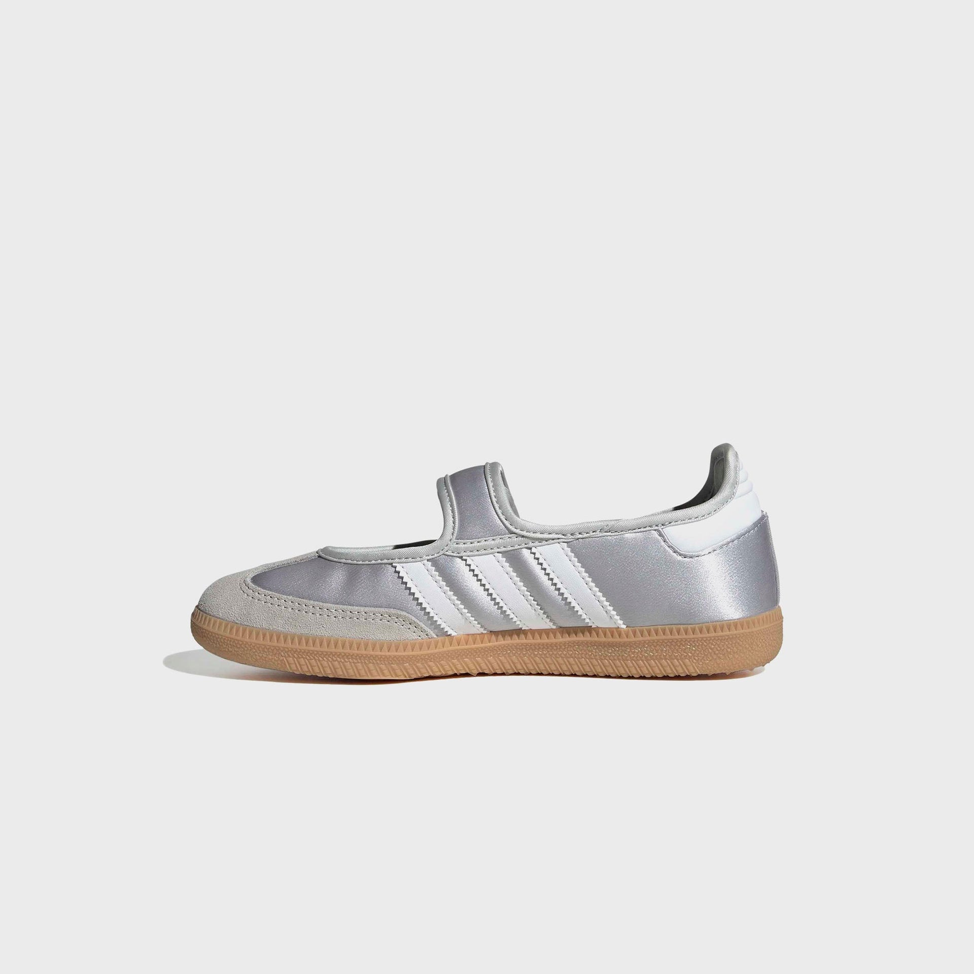 adidas GS Samba Jane - Silver Metallic / Cloud White / Gum