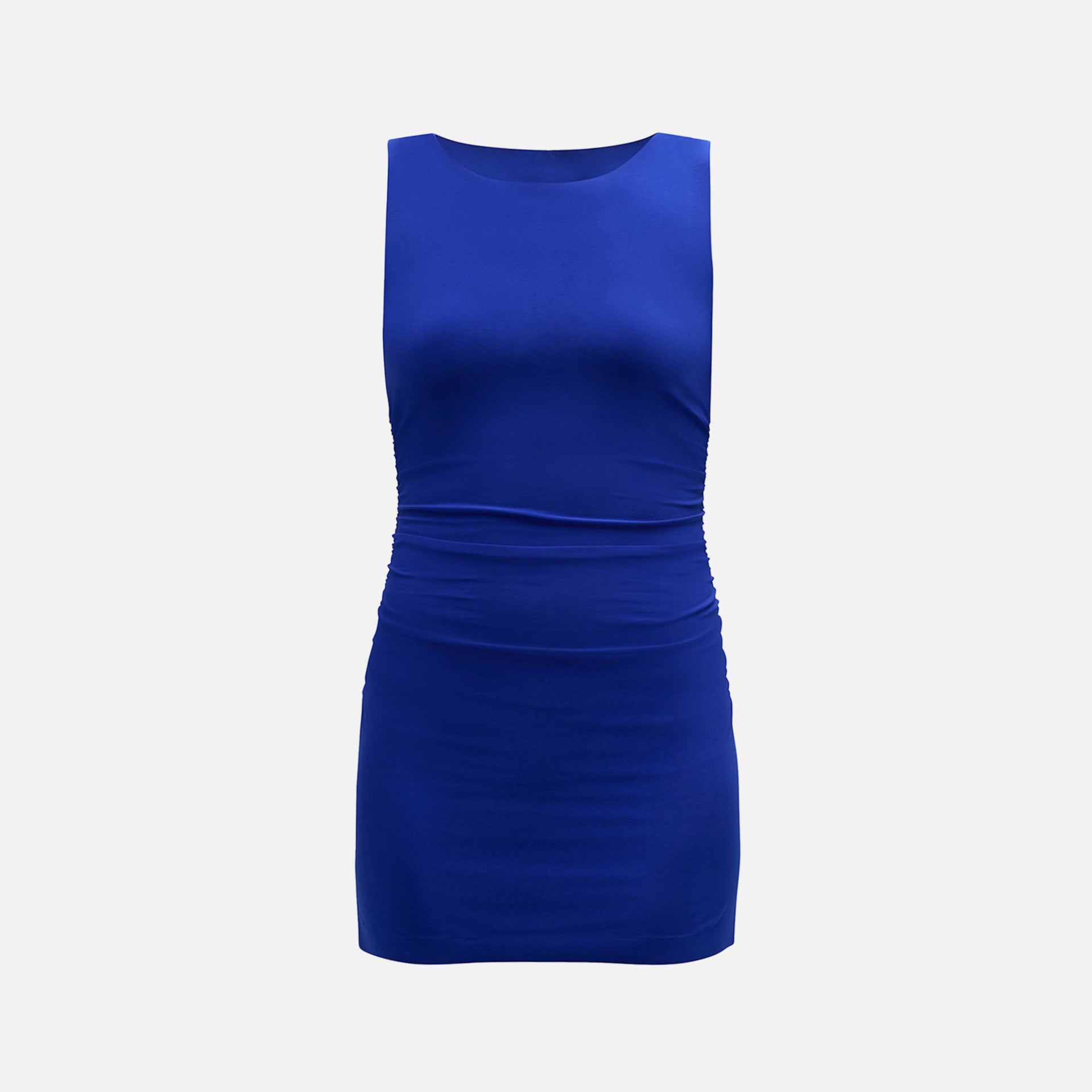 Norma Kamali Sleeveless Pickleball Mini Dress - Electric Blue