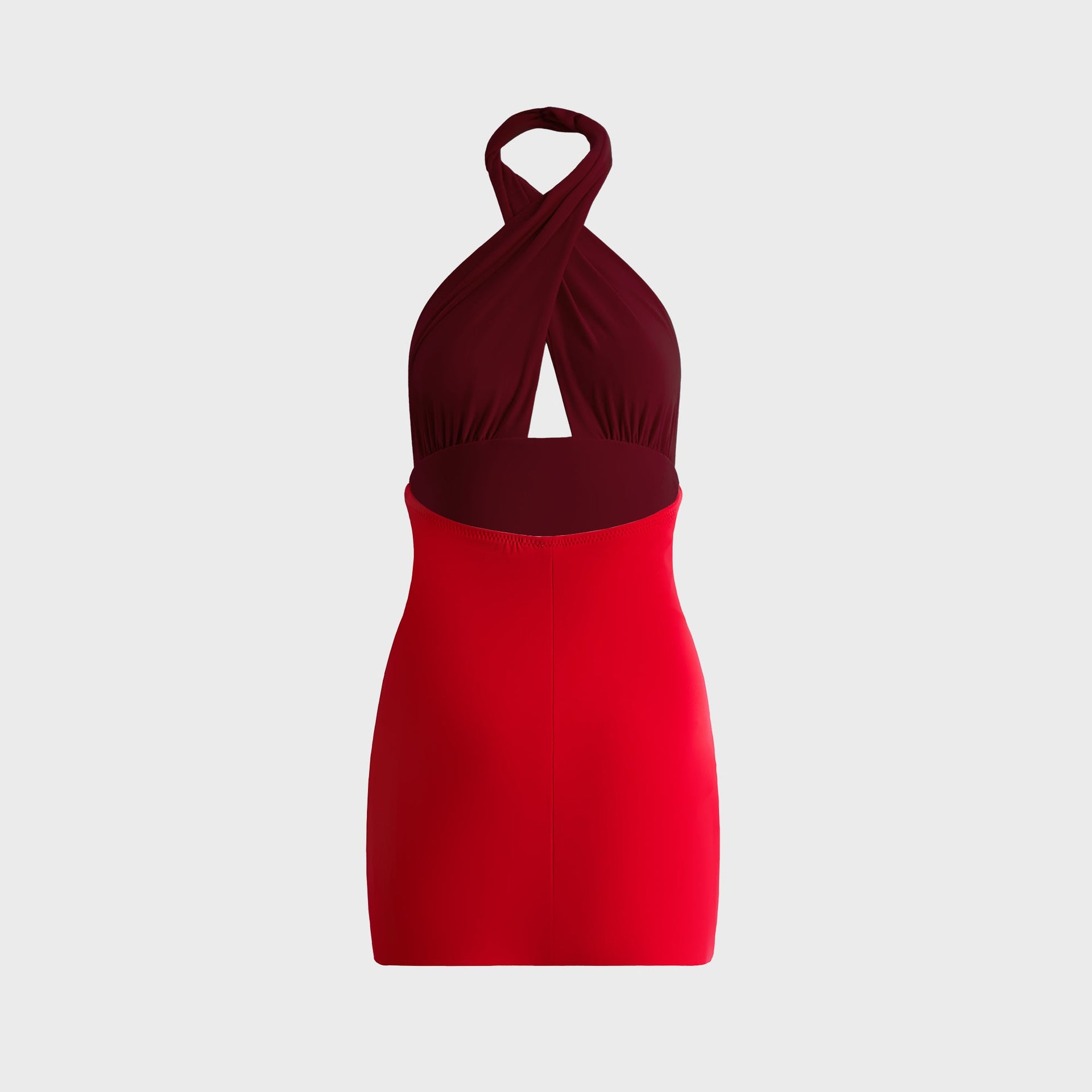 norma kamali halter dress Draped Cowl-Neck FIshtail Maxi and a thigh Norma Kamali Cross Halter Pickleball