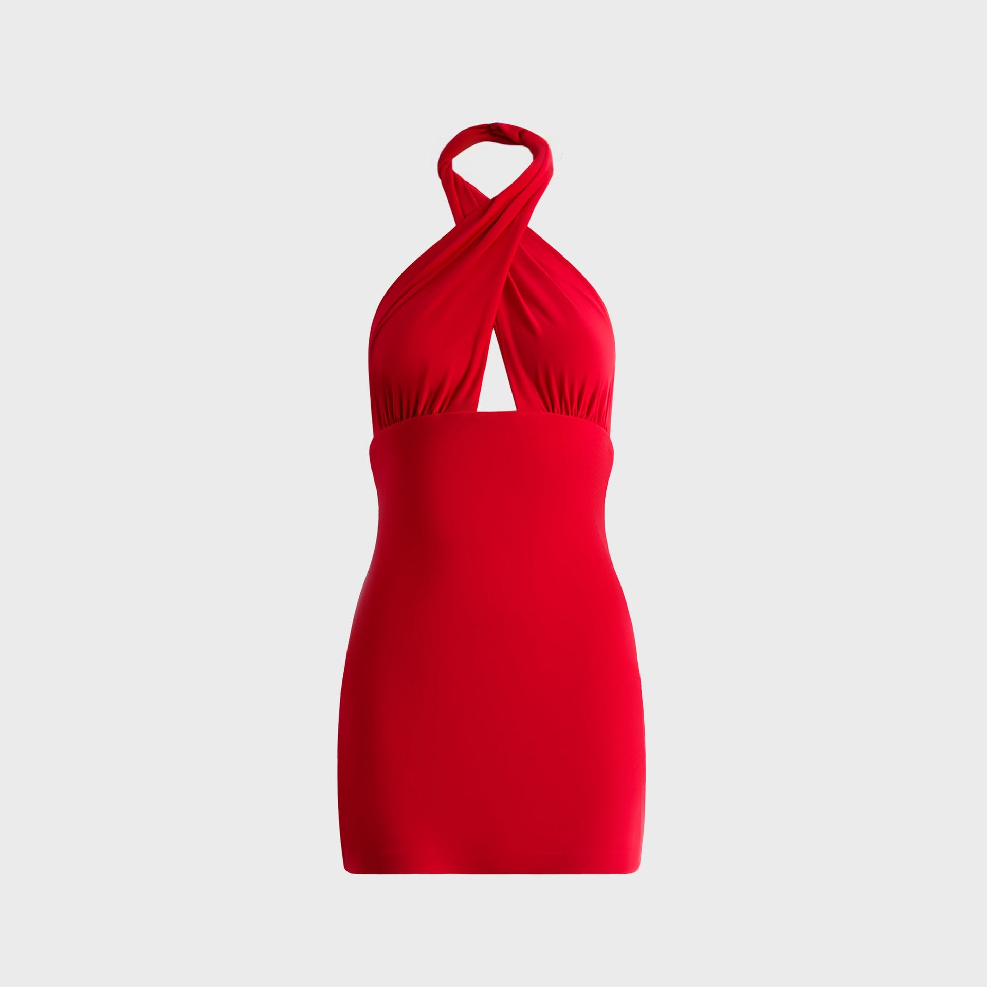 Norma Kamali Cross Halter Pickleball Dress