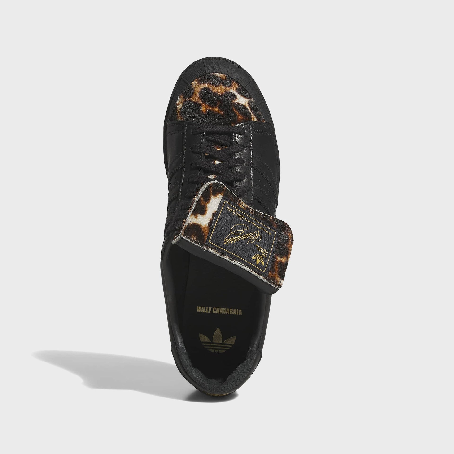 adidas x Willy Chavarria Jabbar Low - Core Black / Core Black / Leopard Print