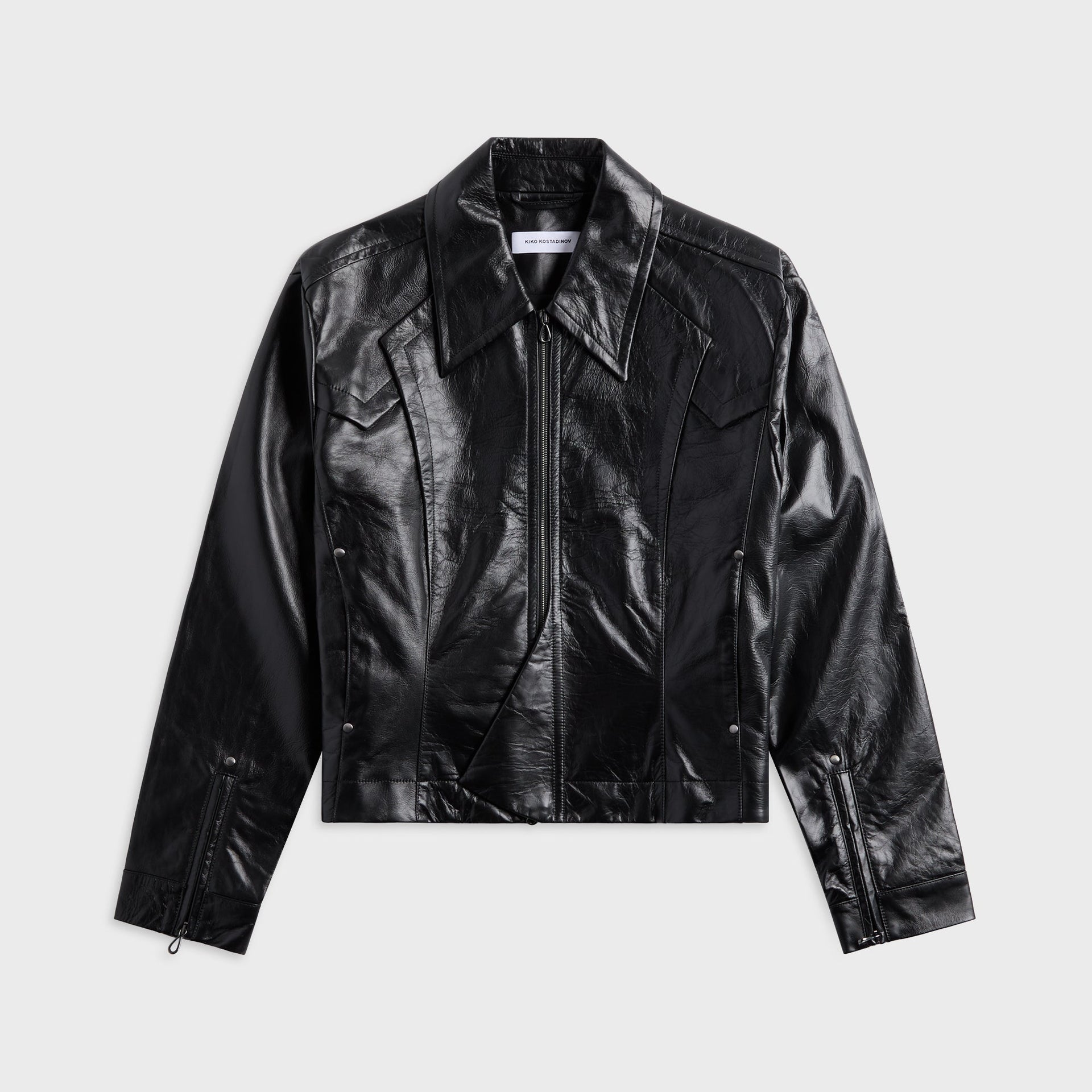 Kiko Kostadinov Kraner Raven Cropped Blouson - Black