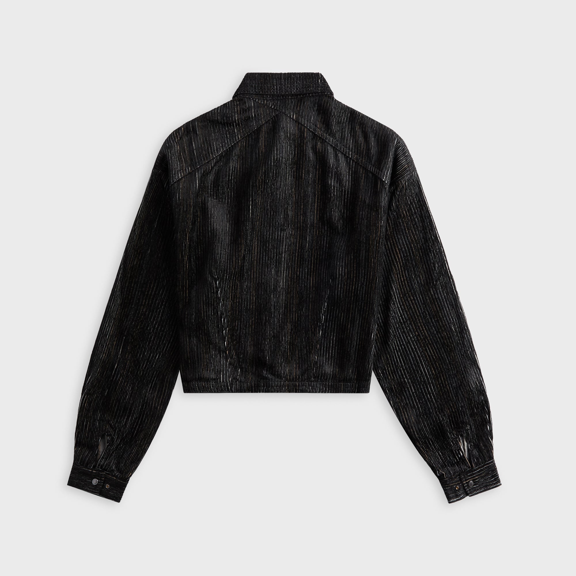 Kiko Kostadinov Kraner Cropped Shirt - Melange Black – Kith