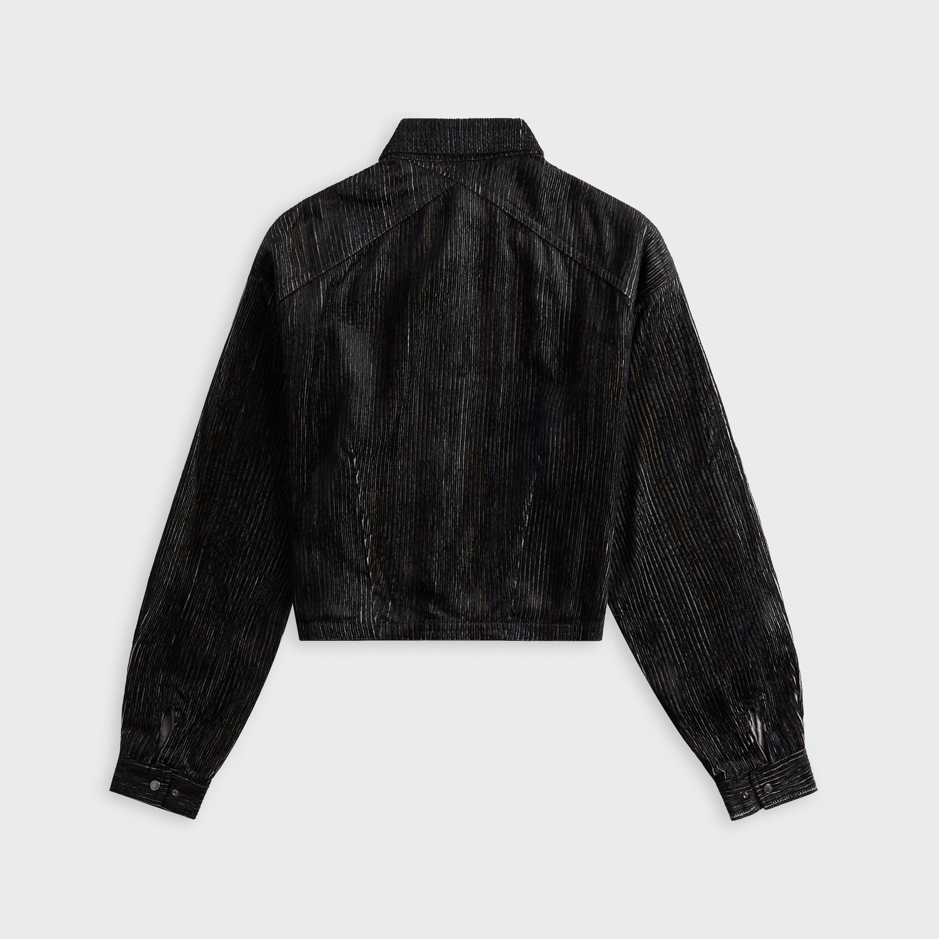 Kiko Kostadinov Kraner Cropped Shirt - Melange Black