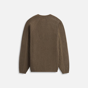 C.P. Company Lambswool Crewneck Full Knit - Walnut