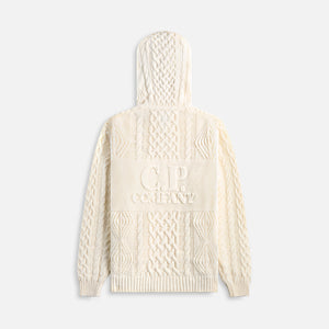 C.P. Company Knitwear Cardigan Lambswool Grs Gauze - White