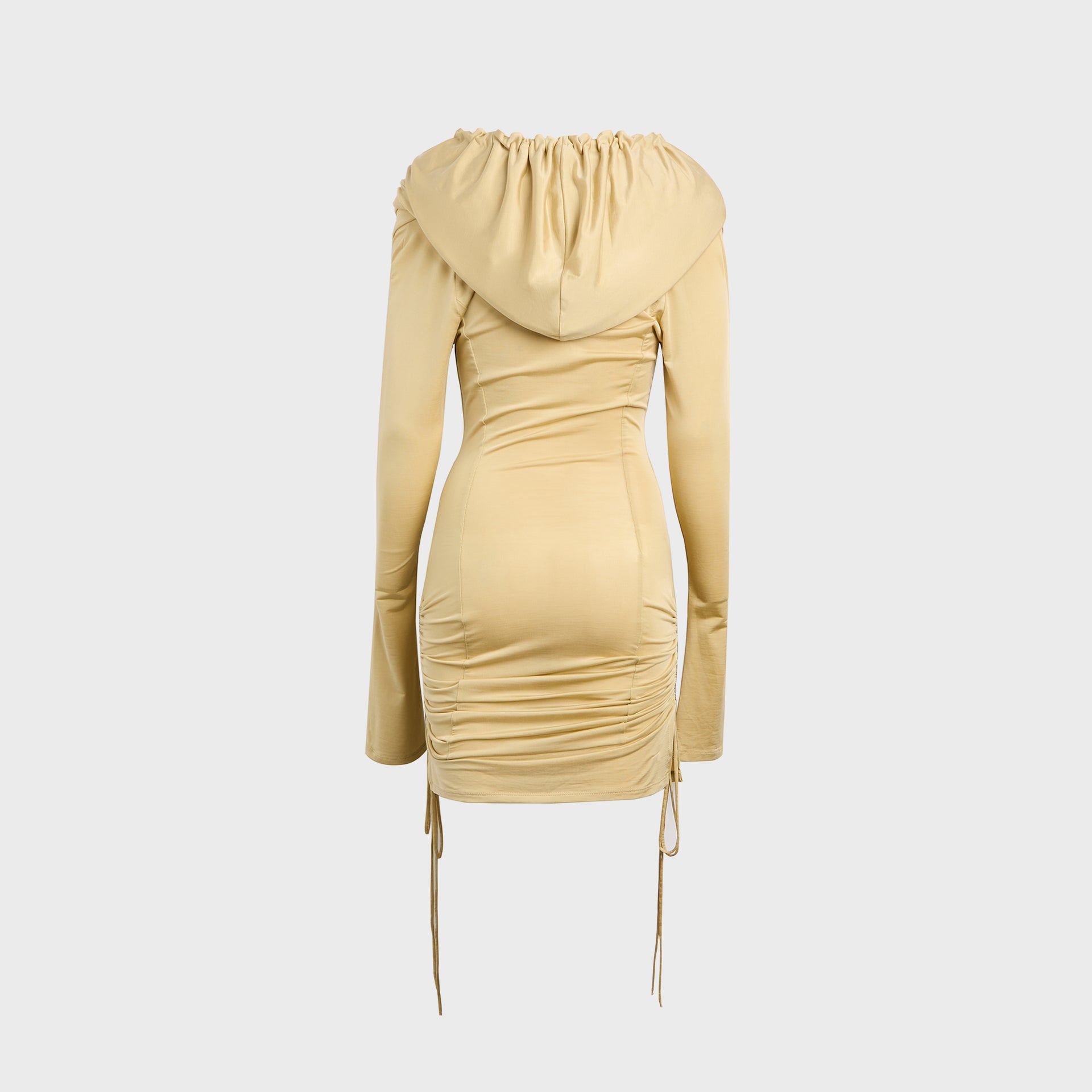 KNWLS CU Hooded Dress - Pale Olive