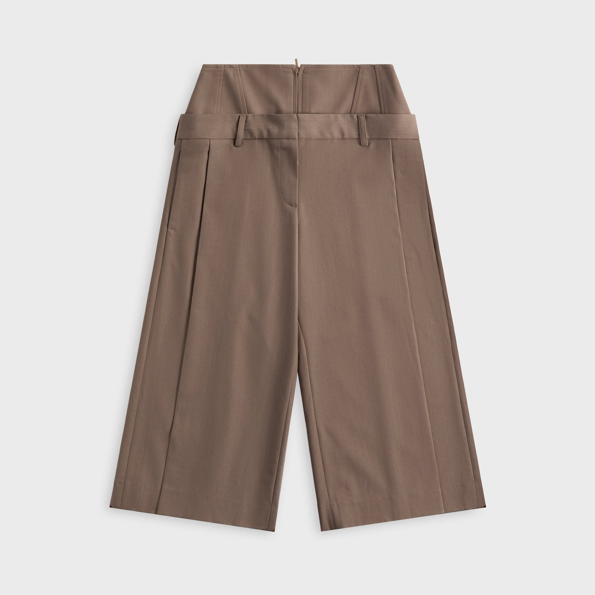KNWLS Jett Cropped Culotte Trousers - Taupe