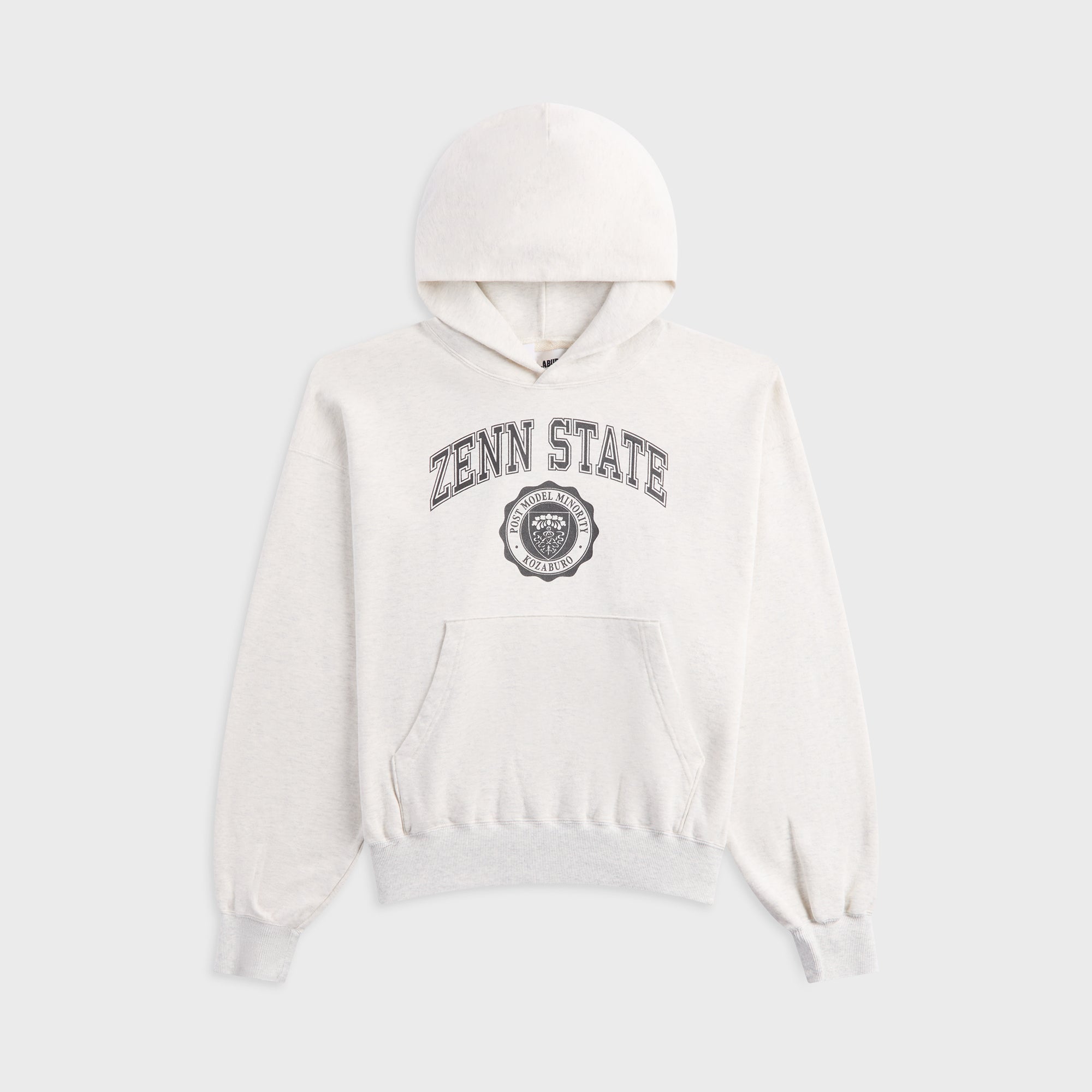 KOZABURO Zenn State Print Hoodie - Light Gray – Kith