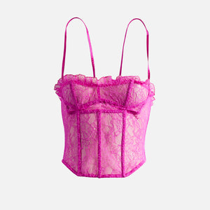 Kim Shui Lace Corset - Pink