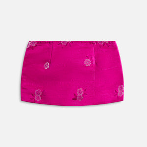 Kim Shui Silk Short Skirt - Pink