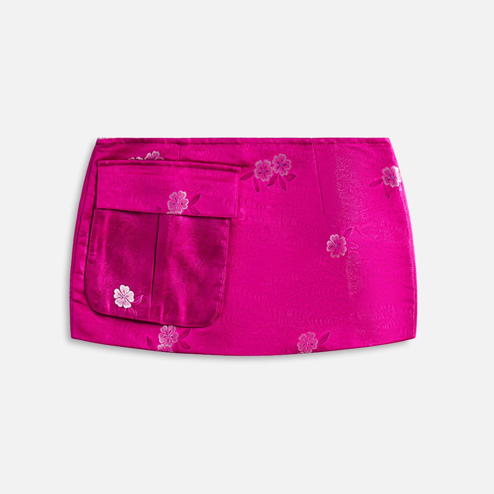 Kim Shui Silk Short Skirt - Pink