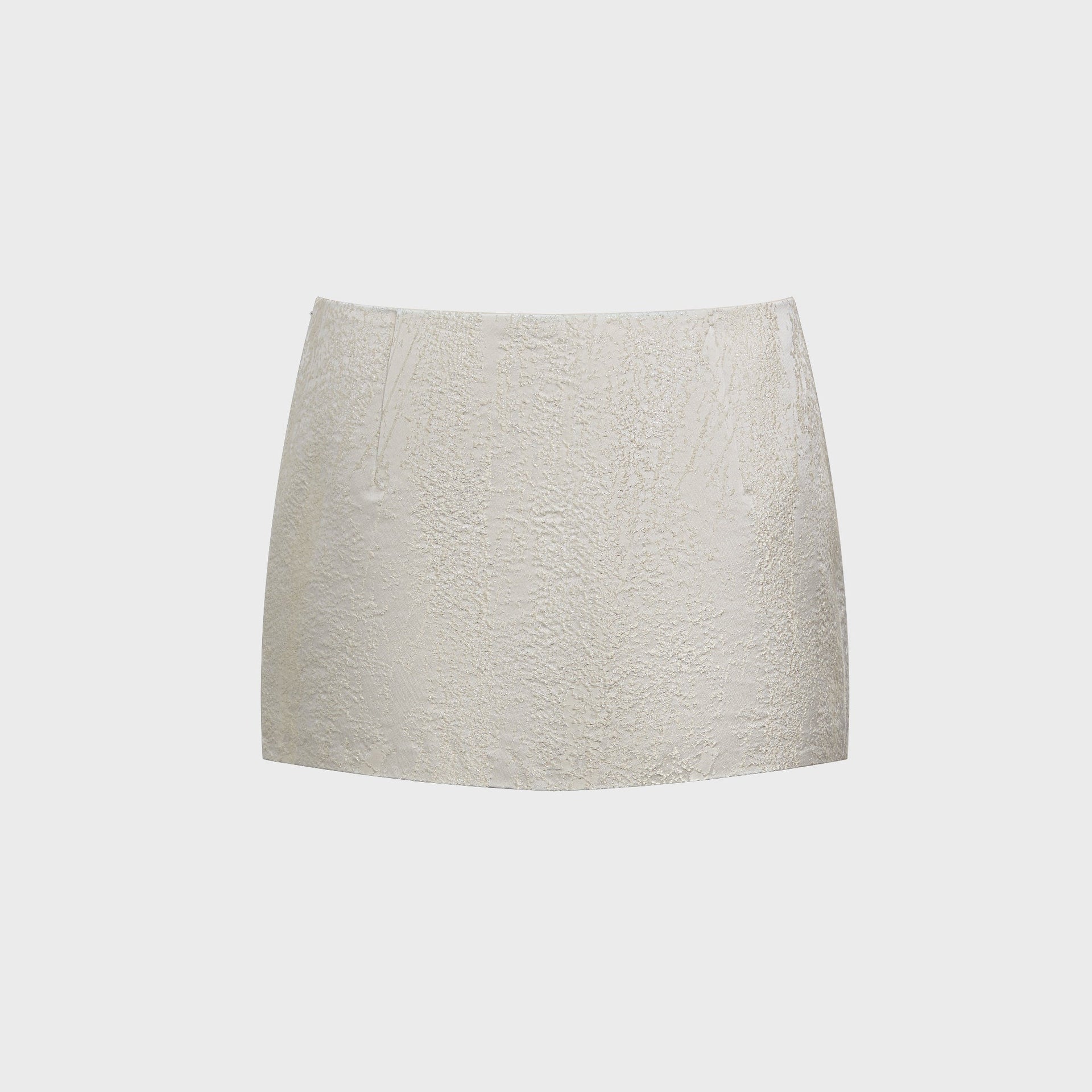 Kim Shui Angelina Brocade Mini Skirt in White