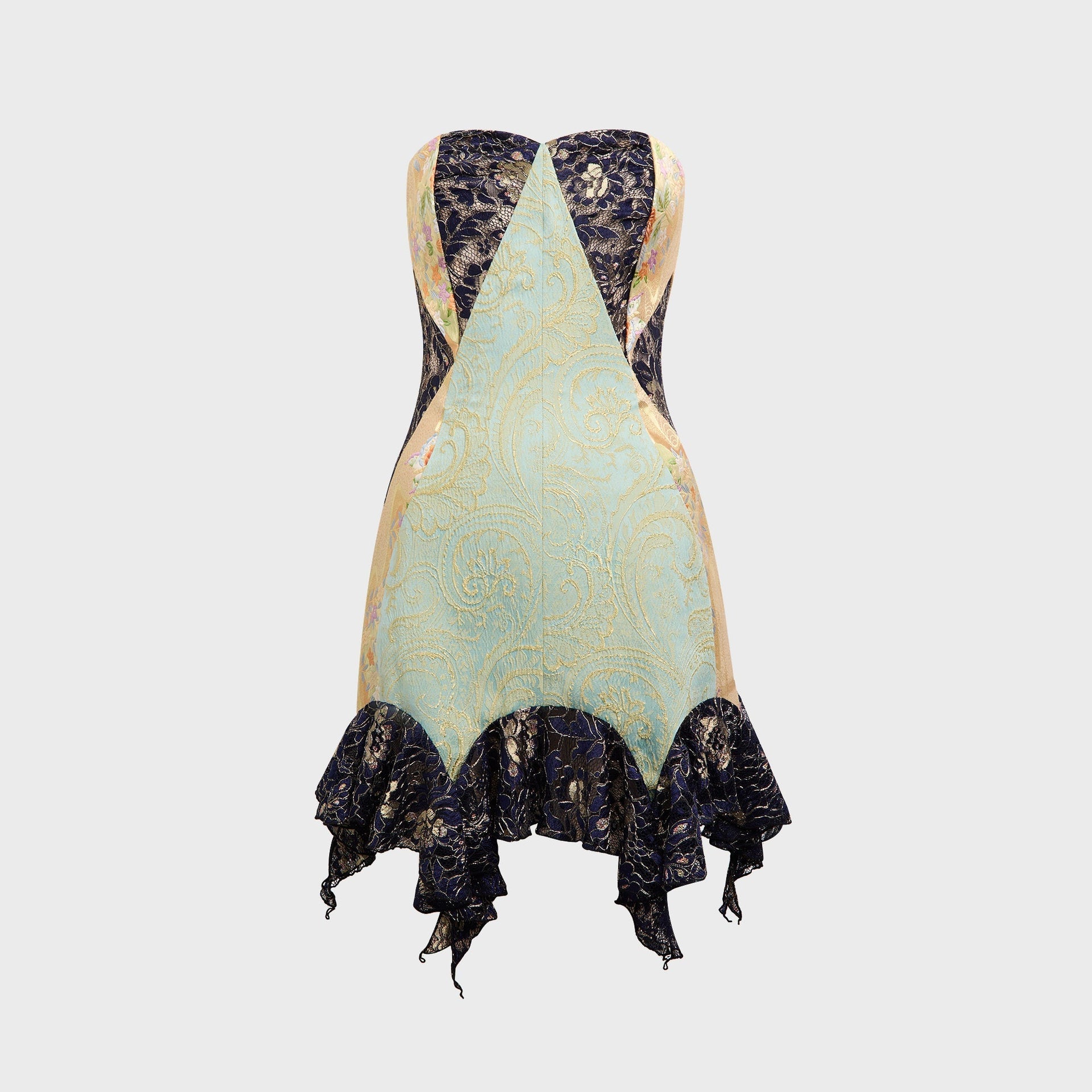 Kim Shui Nyalit Mini Dress in Blue