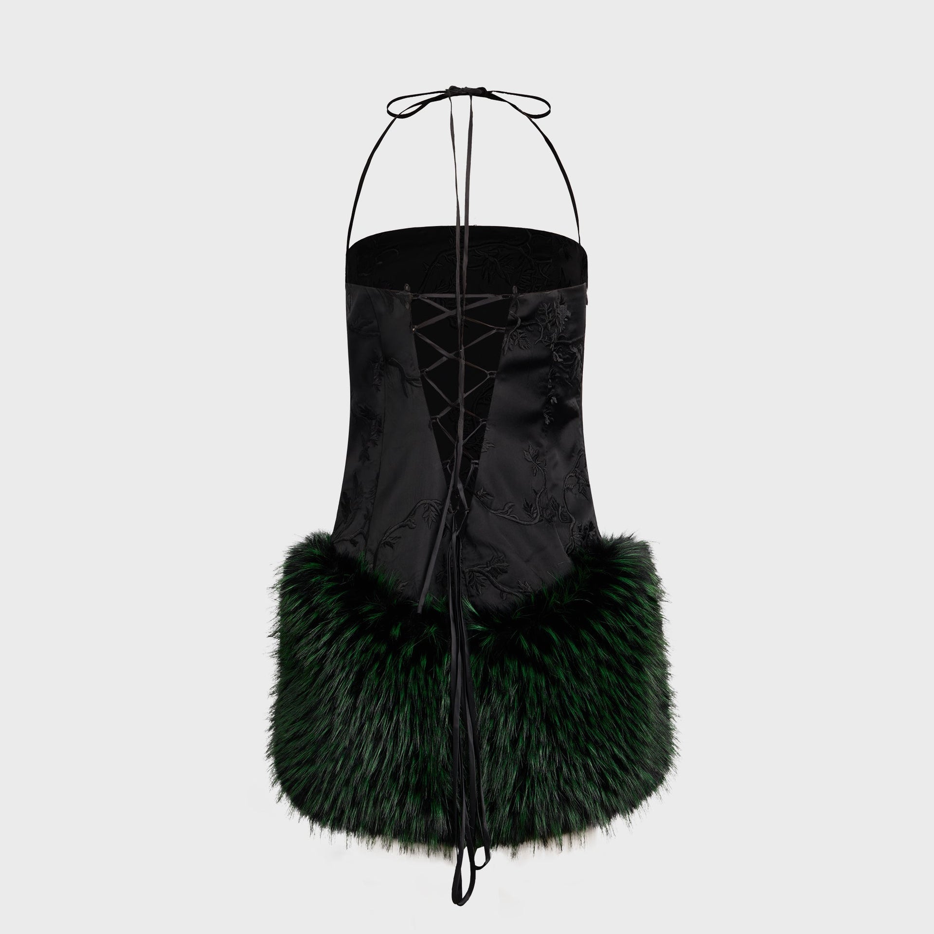Kim Shui Mona Silk Fur Mini in Black