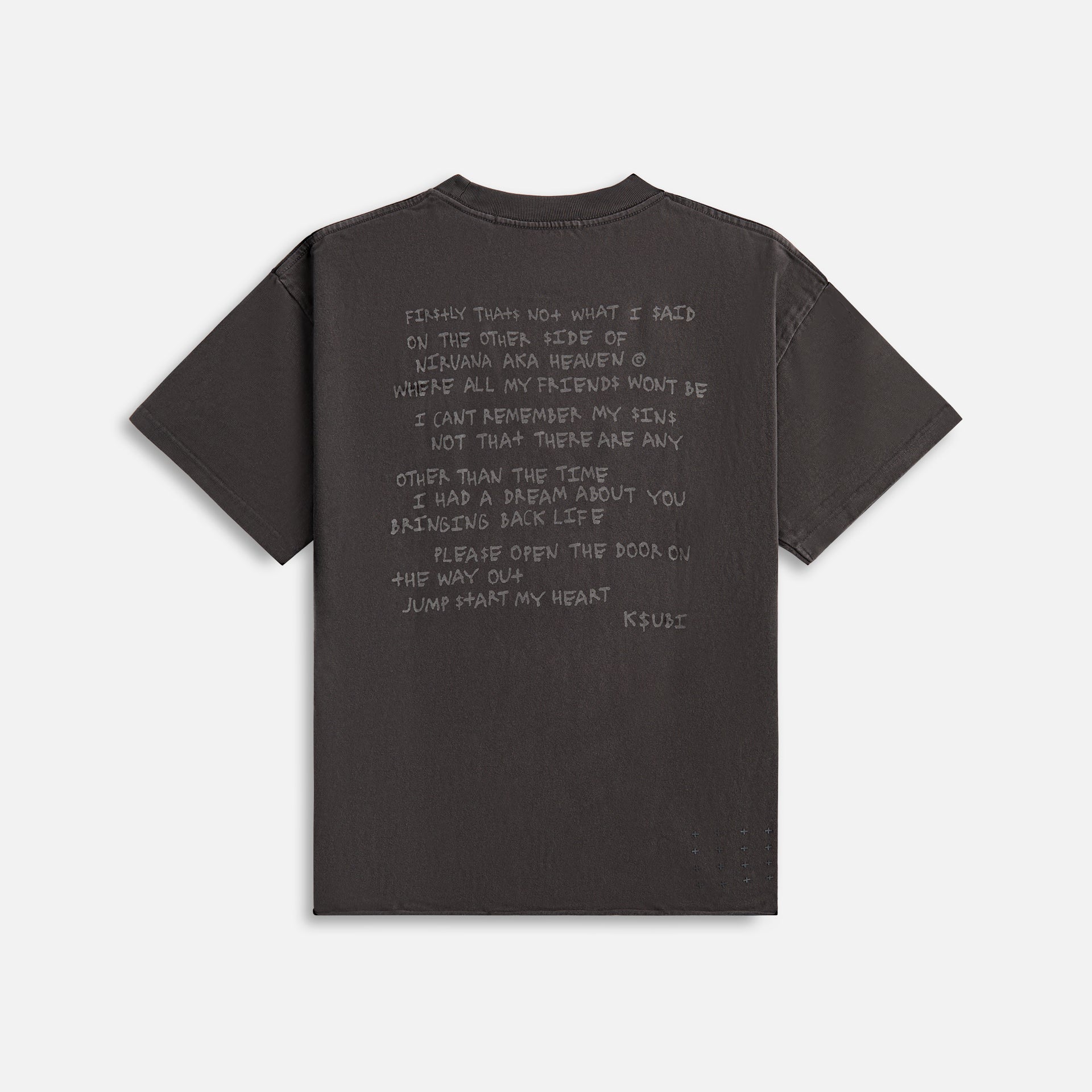 Ksubi Hit List Ekcess Tee - Faded Black