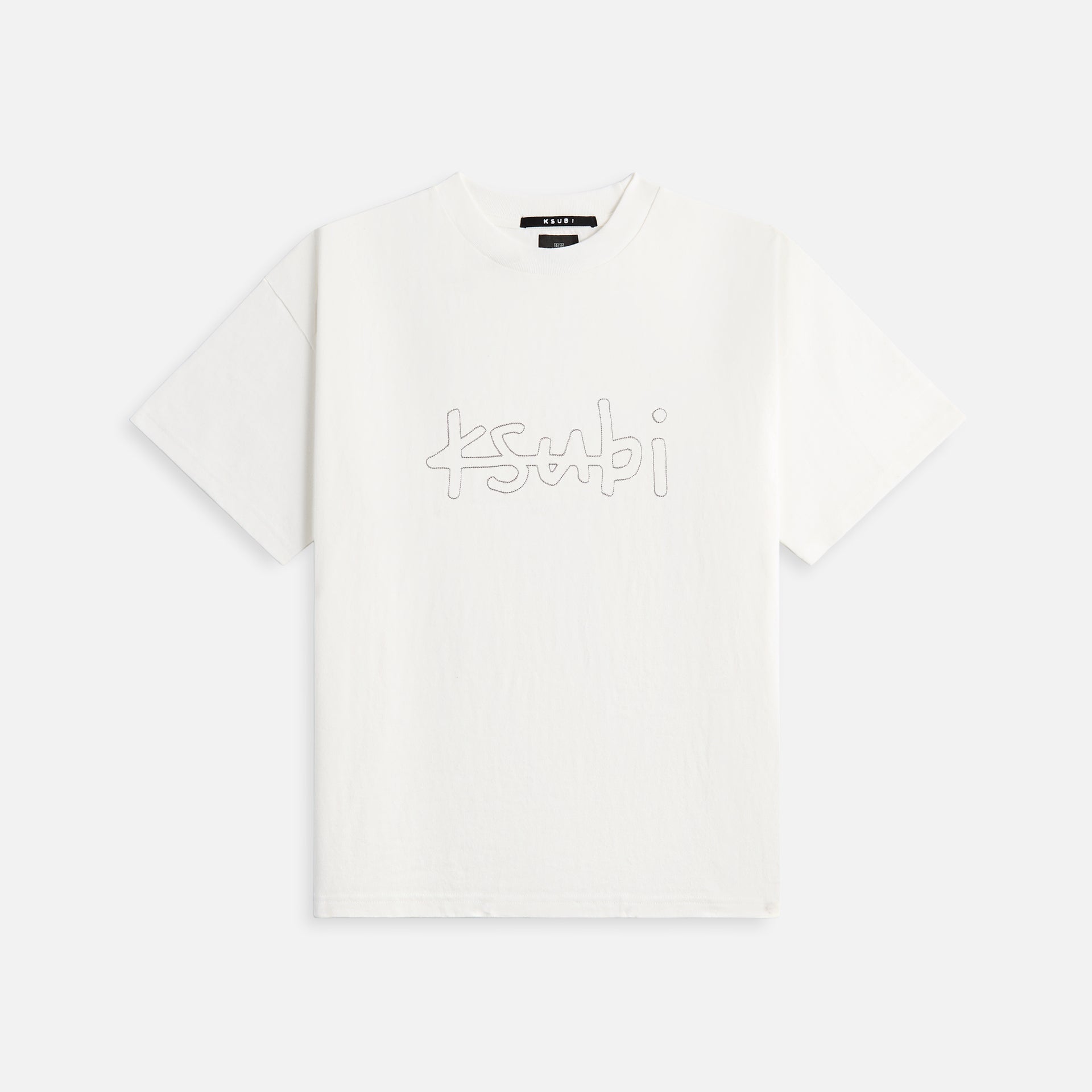 Ksubi Stitched Up Ekcess Tee Vintage - White