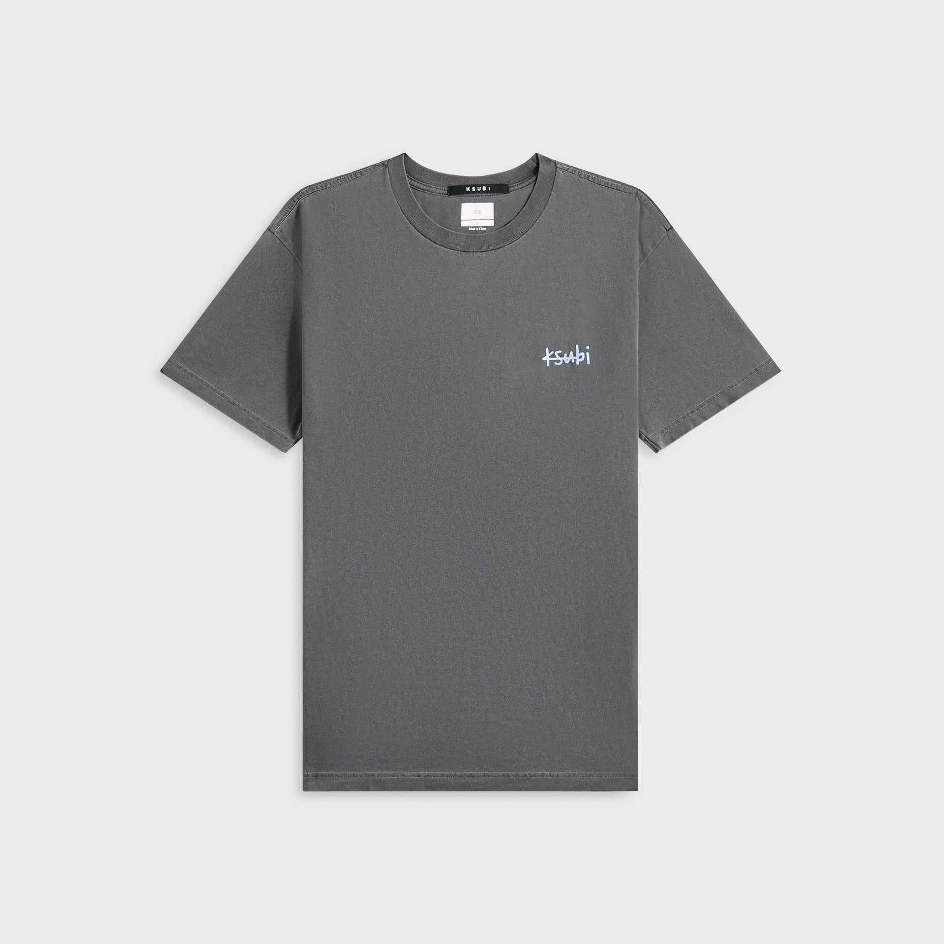 Ksubi All Day Biggie Short Sleeve Tee - Charcoal