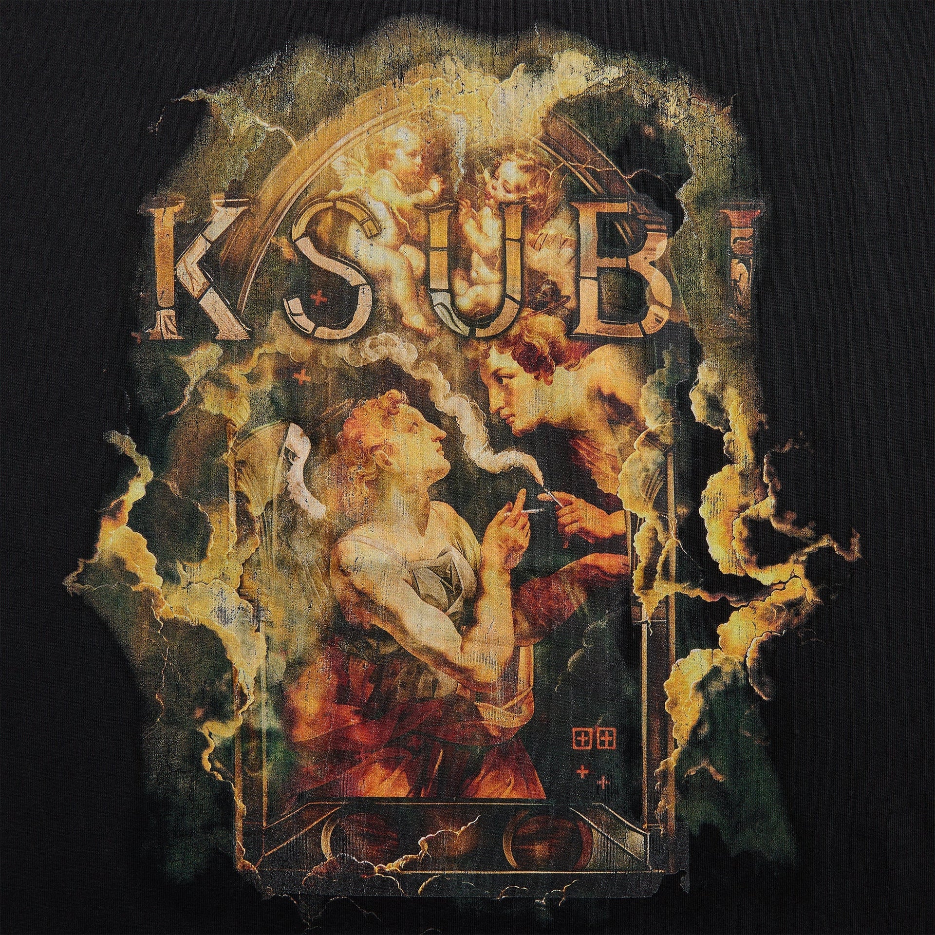 Ksubi Ascension Ekcess Tee - Charcoal