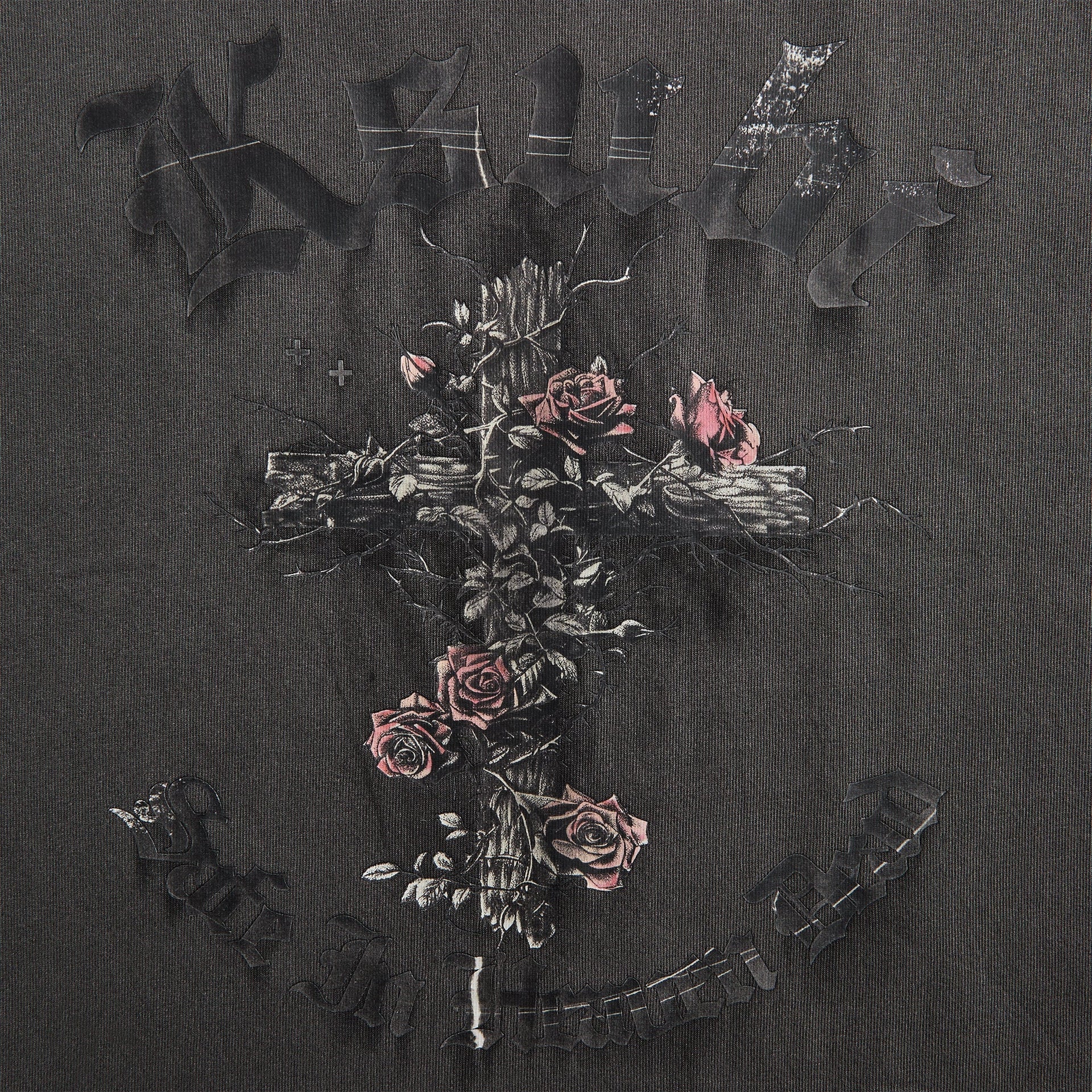 Ksubi Thorned Ekcess Tee - Charcoal