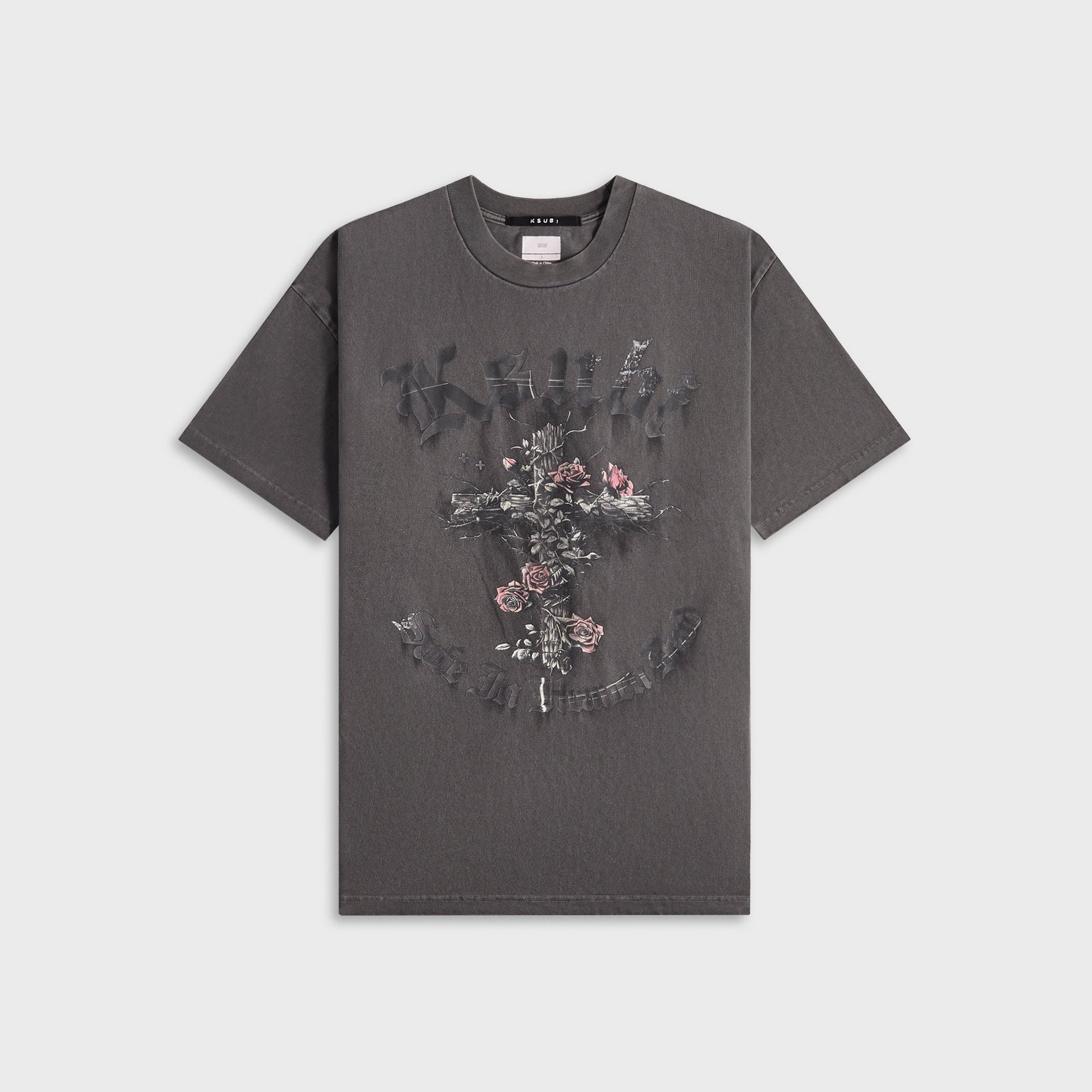Ksubi Thorned Ekcess Tee - Charcoal