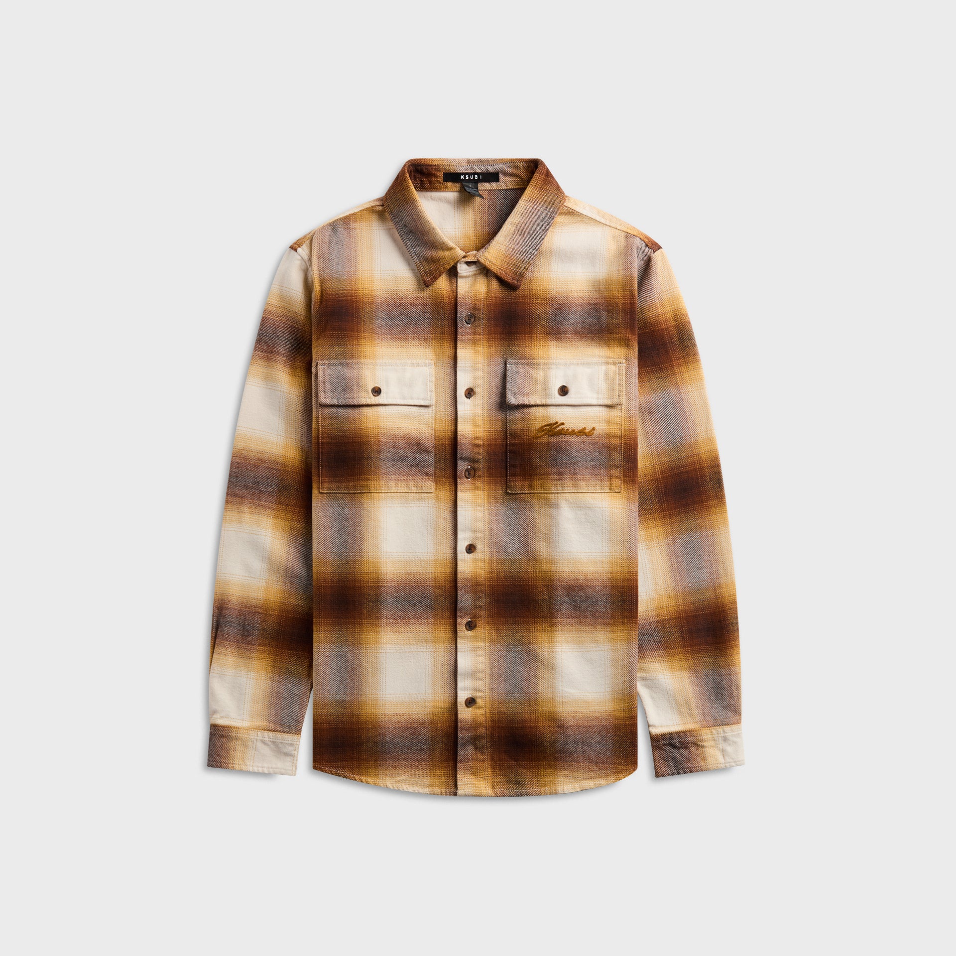 Ksubi Rosebowl Long Sleeve Shirt - Burnt Orange