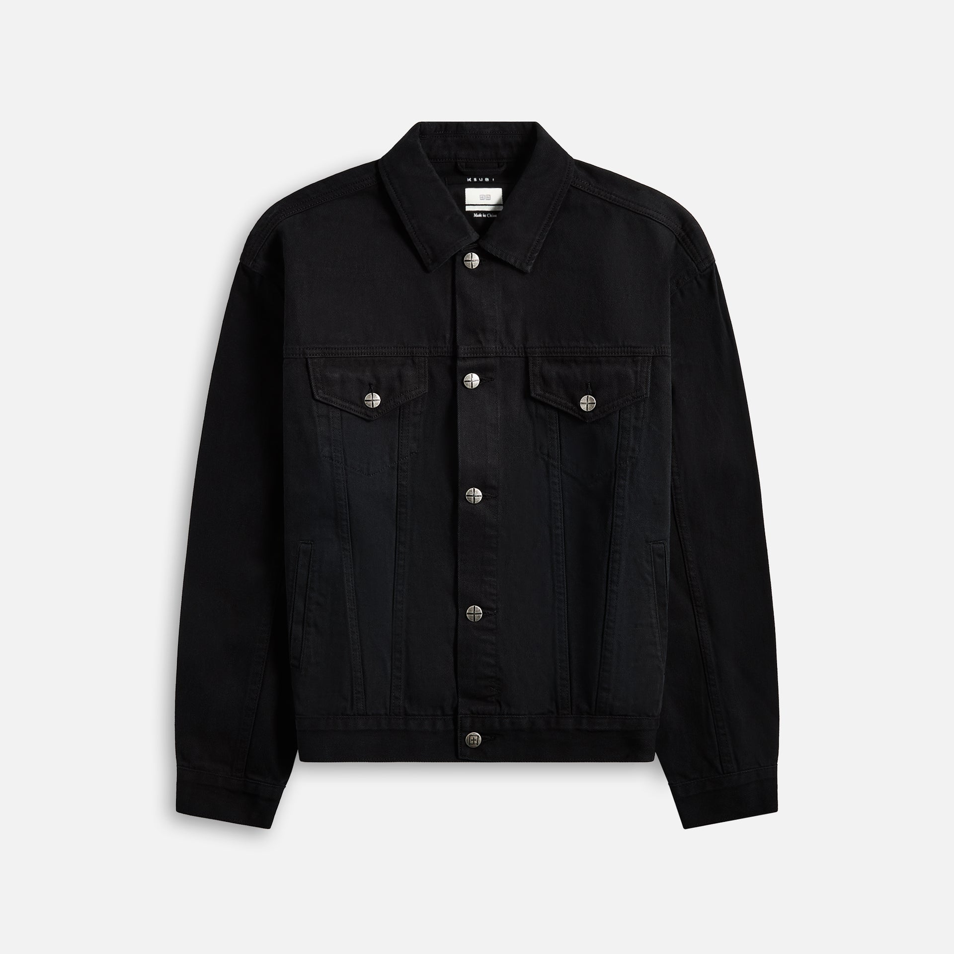 Ksubi Oh G Jacket Replica Eagle Denim Jacket - Black