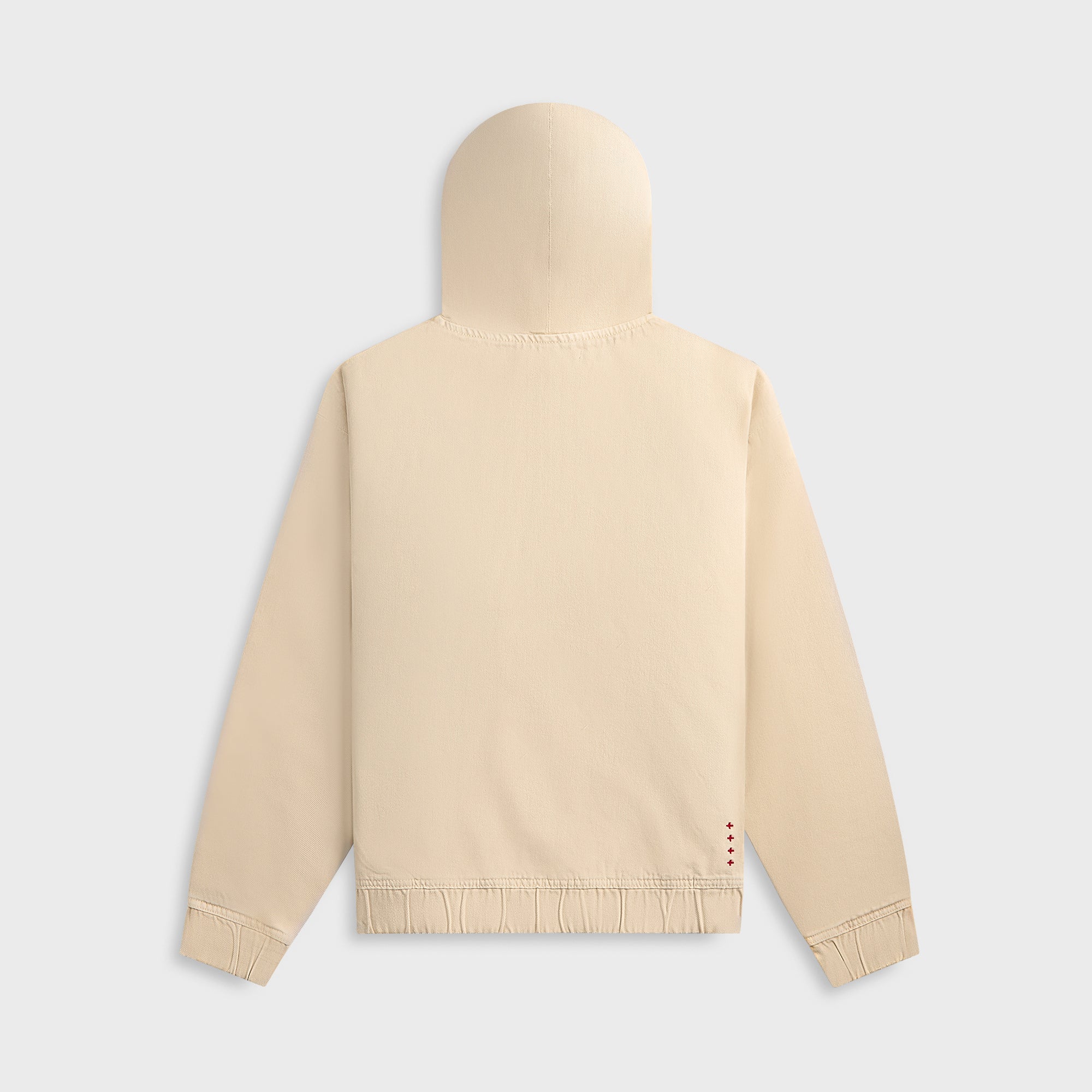 Ksubi Zipped Denim Hoodie - Ecru – Kith