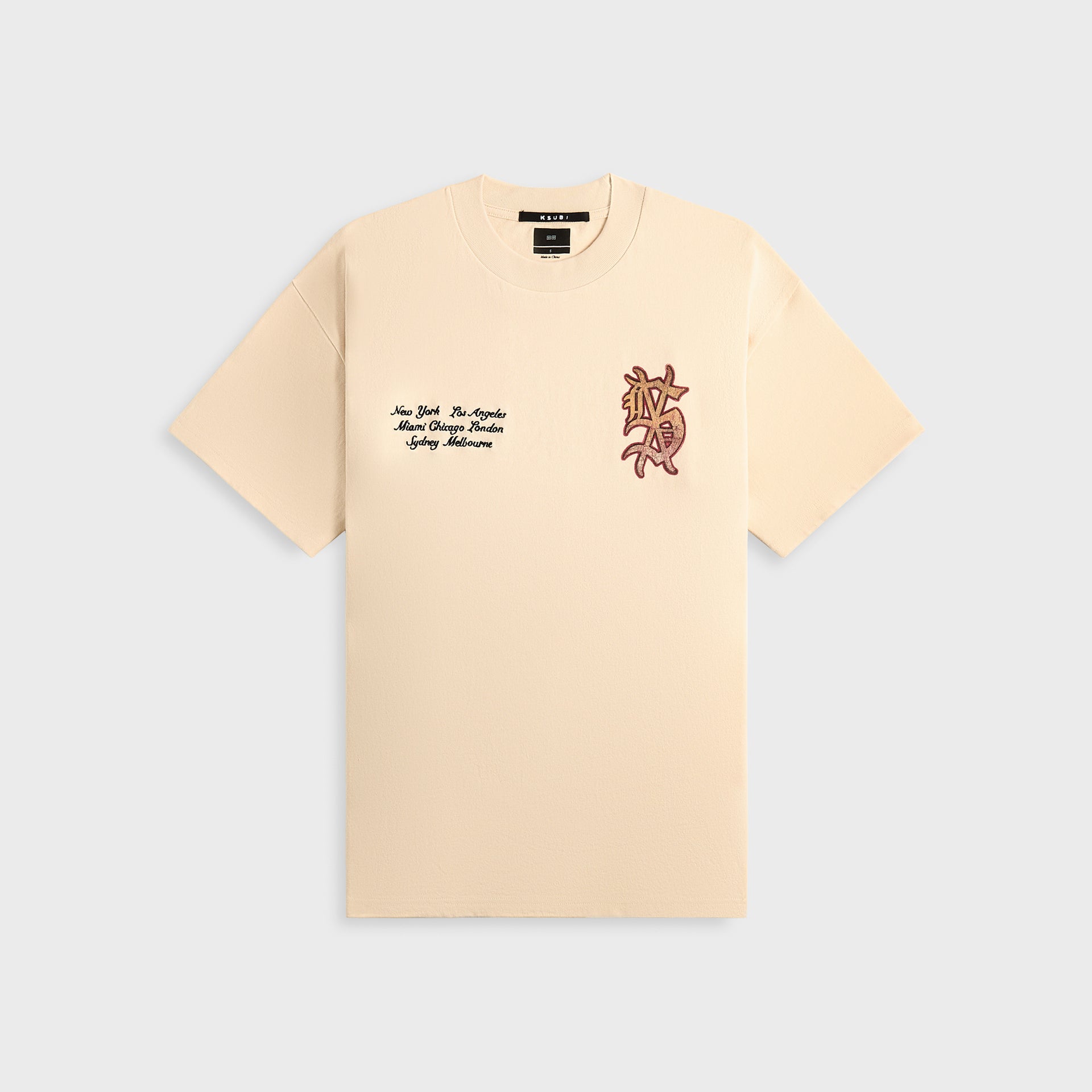 Ksubi Playoff Ekcess Tee - Dusty Desert