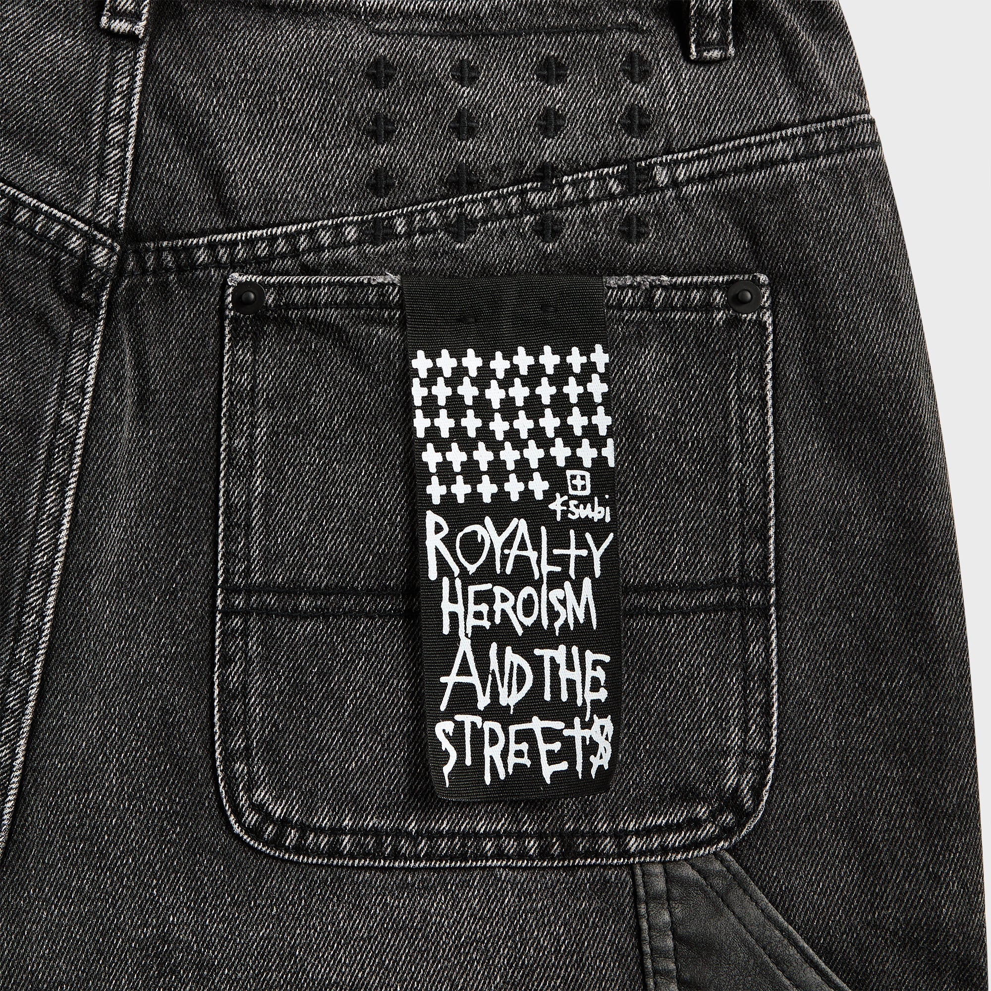 ロッド ksubi Ksubi Maxx Operator Short Torqued - Black – Kith