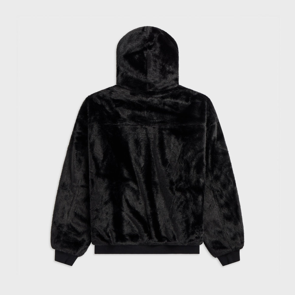 Ksubi Walkout Faux Fur Hooded Jacket - Black