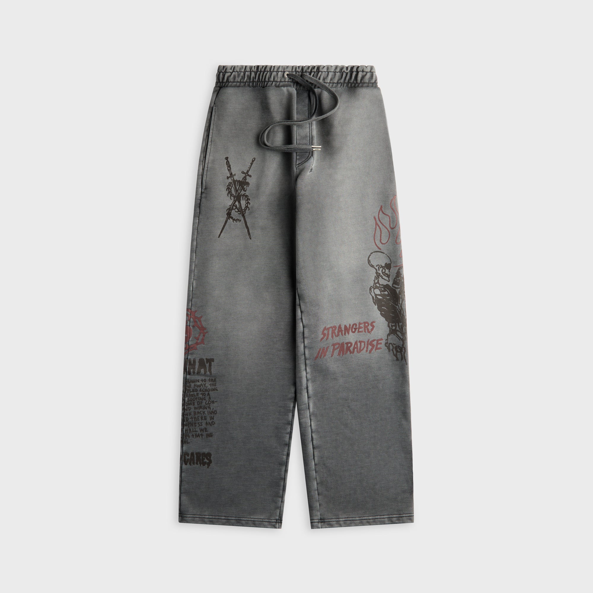 Ksubi Skool Tunnel Trak Pant - Charcoal Fade – Kith