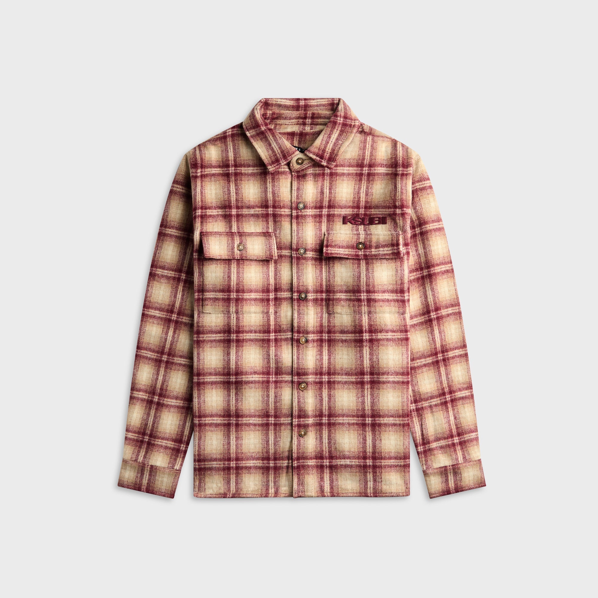 Ksubi Sott Rosebowl Long Sleeve Shirt - Burnt Berry – Kith