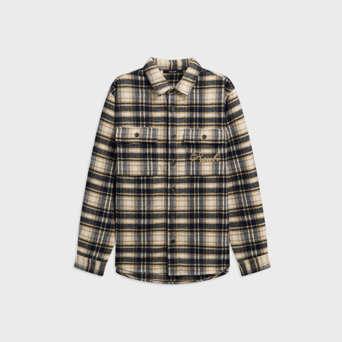 Ksubi Signed Rosebowl Long Sleeve Shirt - Navy