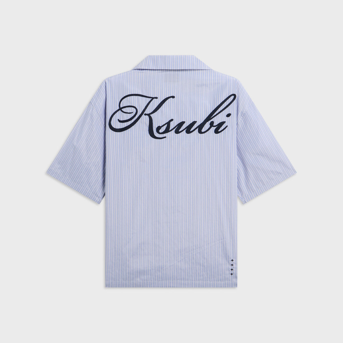 Ksubi Club Diner Short Sleeve Shirt - Sky Stripe