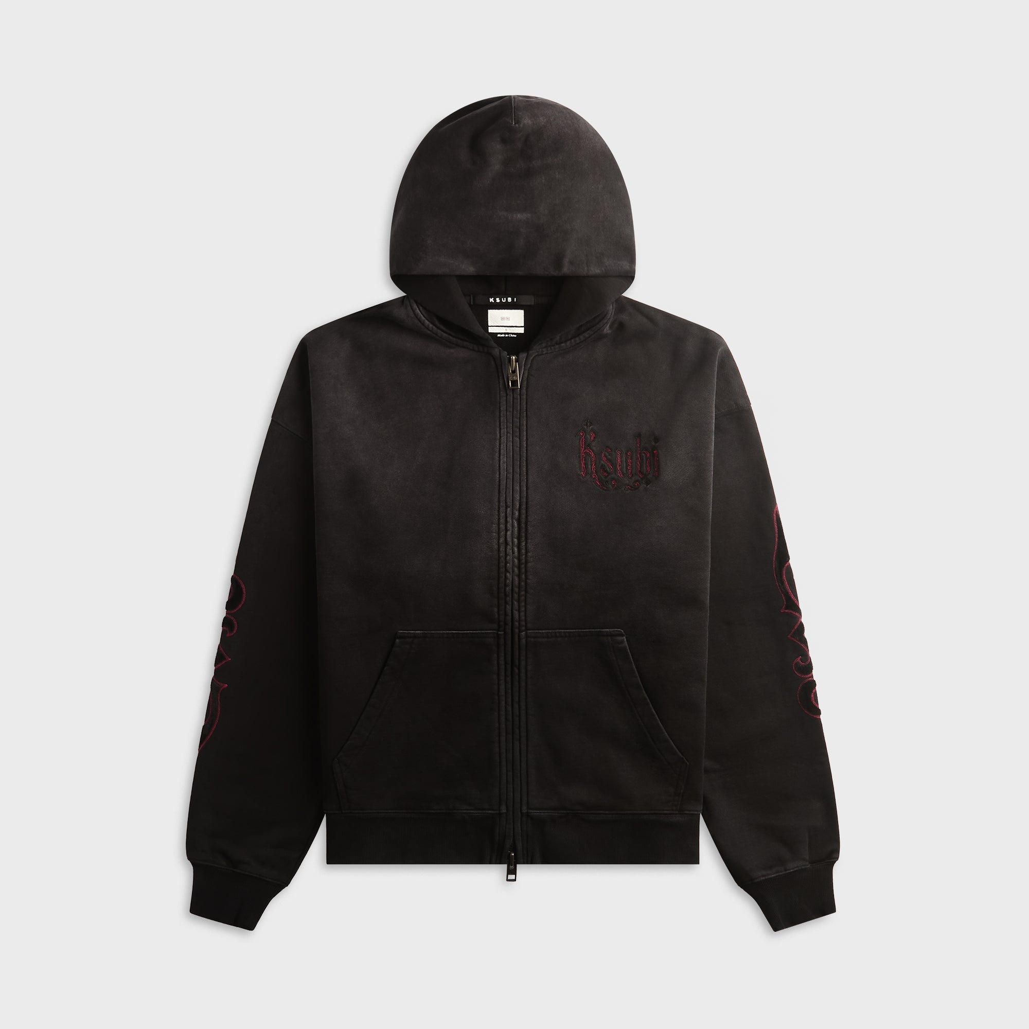 Ksubi Paise Ekcess Hoodie - Black Fade – Kith