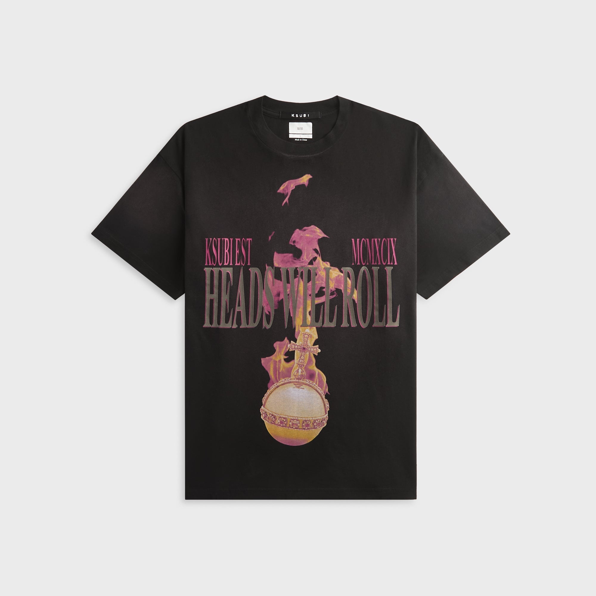 Ksubi H.W.R Sid Tee - Sunbleach Black – Kith