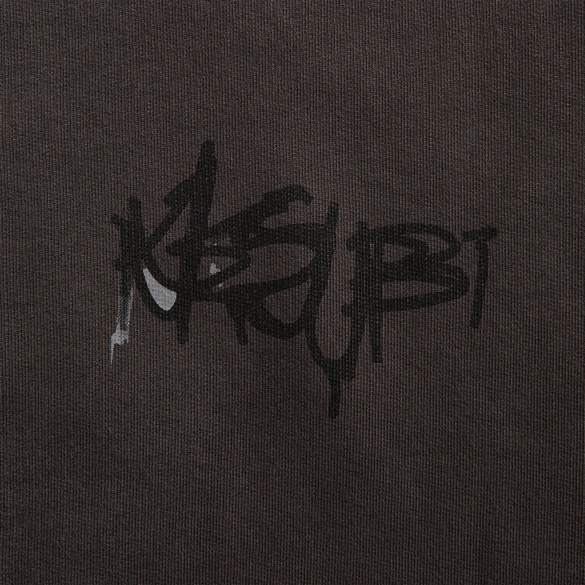 Ksubi Graff Ekcess Zip Thru Hoodie - Faded Black