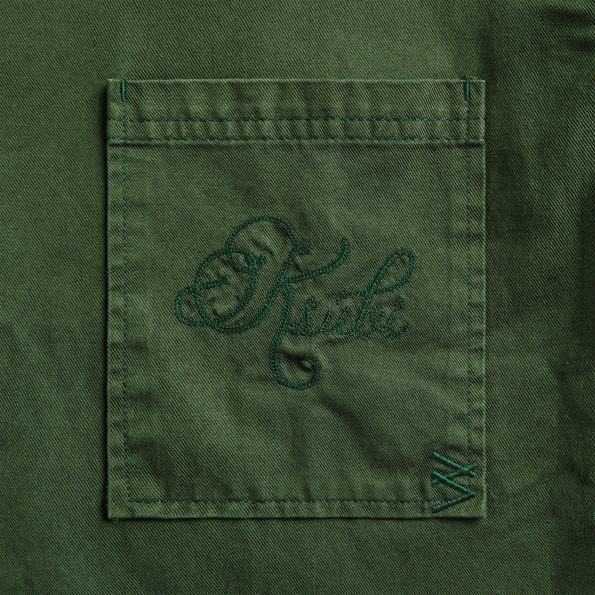 Ksubi Kursed Diner Short Sleeve Shirt - Hash Green