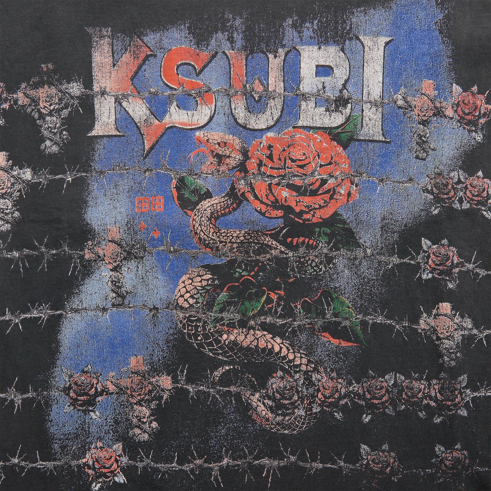 Ksubi Death Snake Ekcess Tee - Rhino