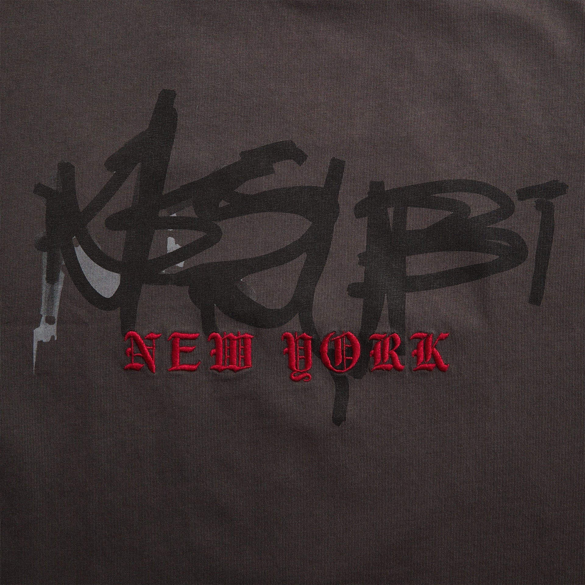 Ksubi Graff Ekcess Short Sleeve Tee - Old Black