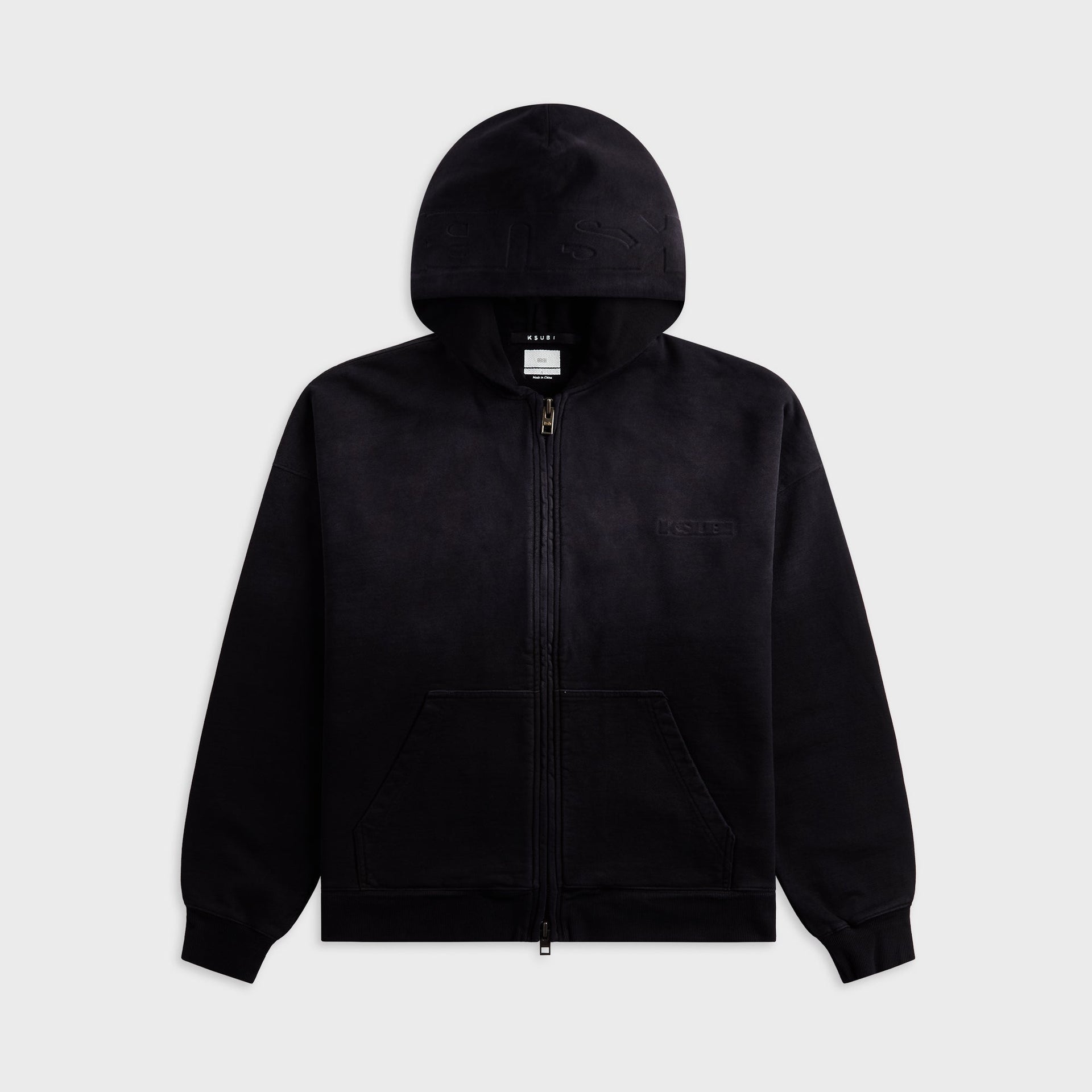 Ksubi Intruder Ekcess Zip Hoodie - Jet Black