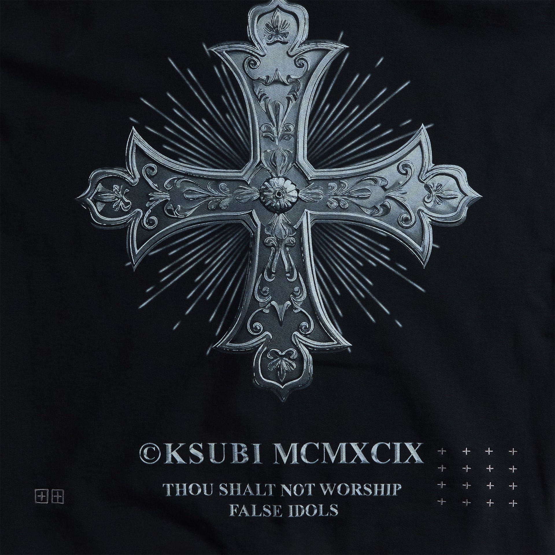 Ksubi False Idols Ekcess Zip Hoodie - Jet Black