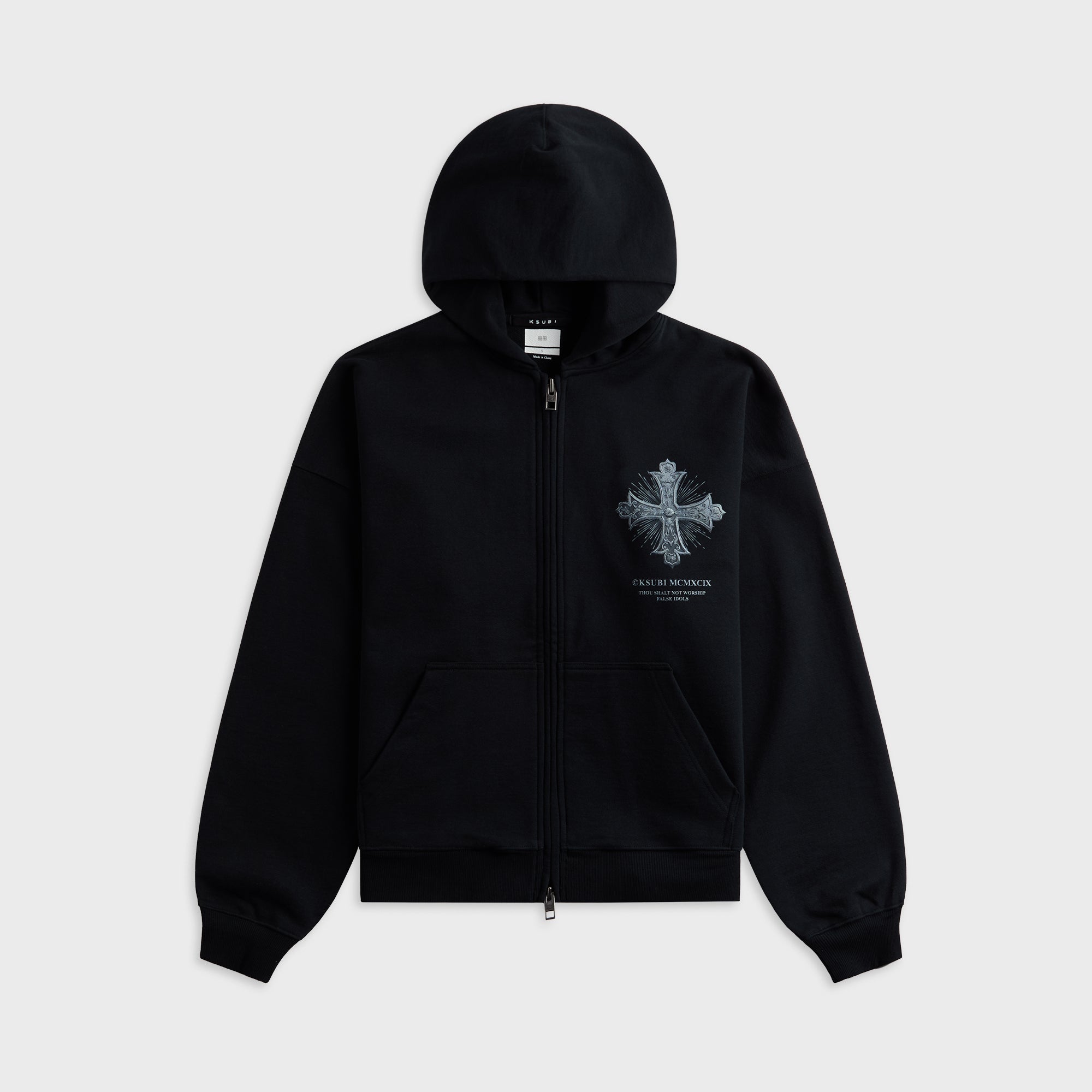 Ksubi False Idols Ekcess Zip Hoodie - Jet Black – Kith