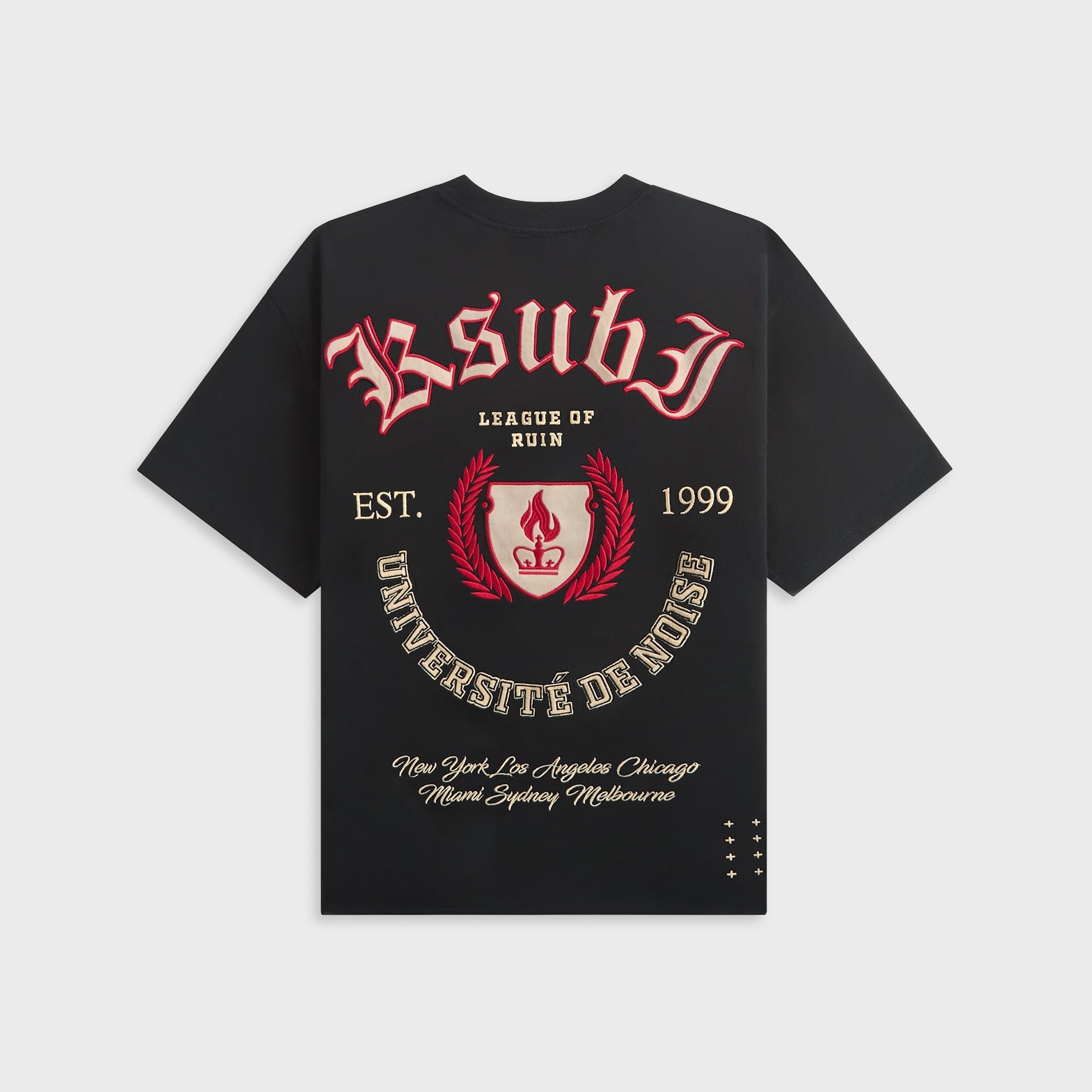 Ksubi League Ekcess Short Sleeve Tee - Black