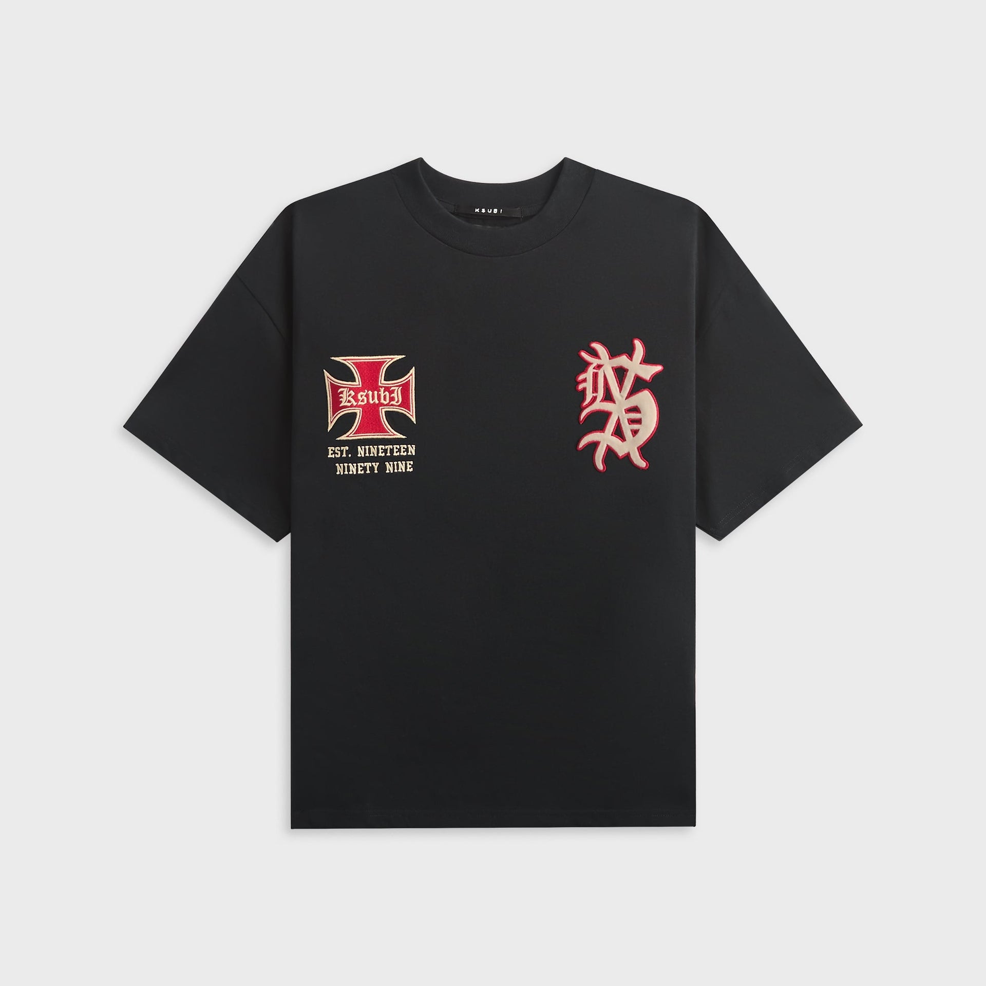 Ksubi League Ekcess Short Sleeve Tee - Black