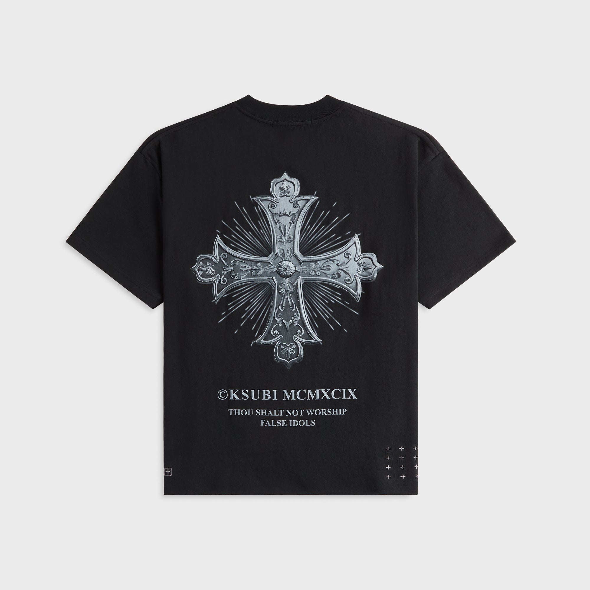 Ksubi False Idols Ekcess Short Sleeve Tee - Jet Black – Kith