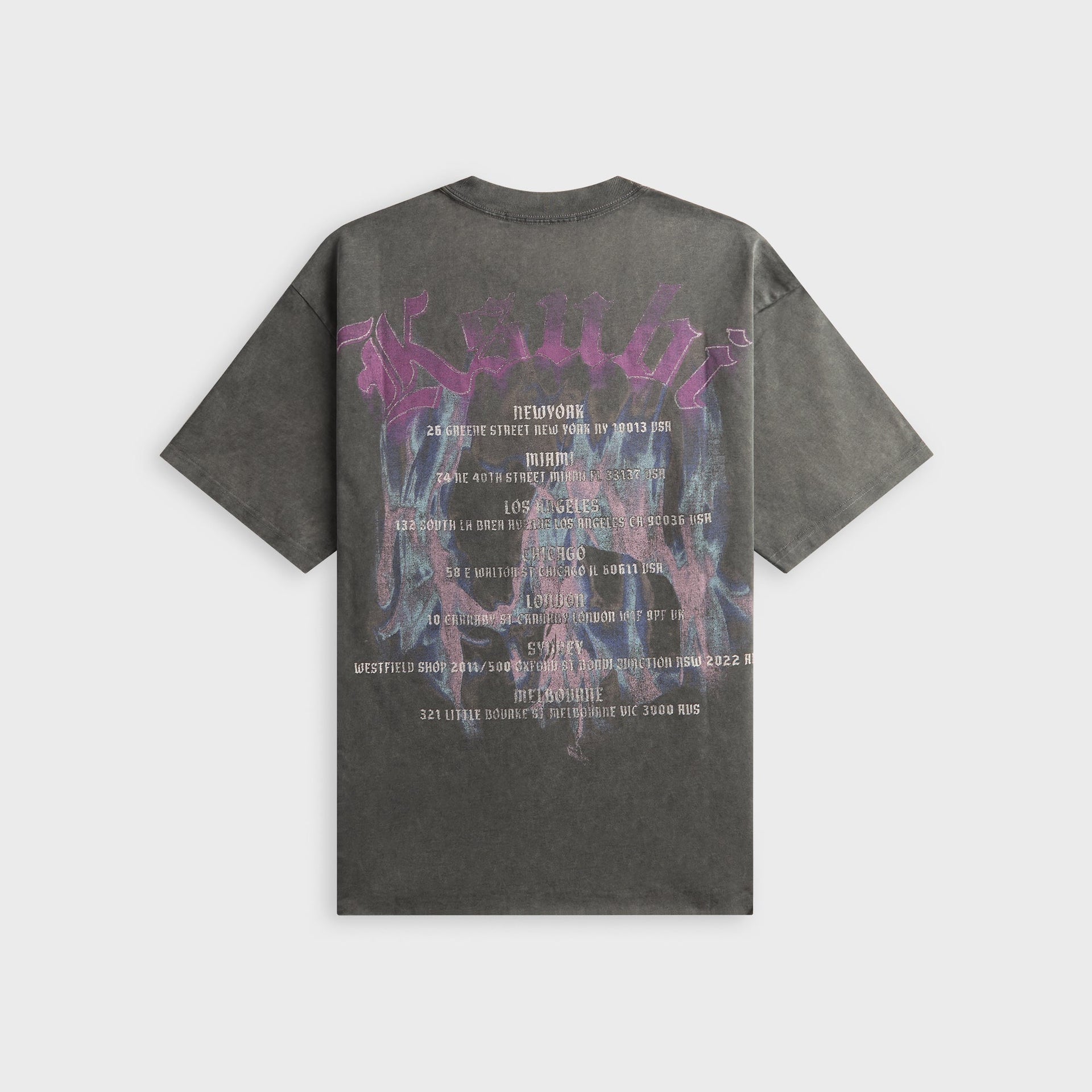 Ksubi Fallen Ekcess Short Sleeve Tee - Charcoal